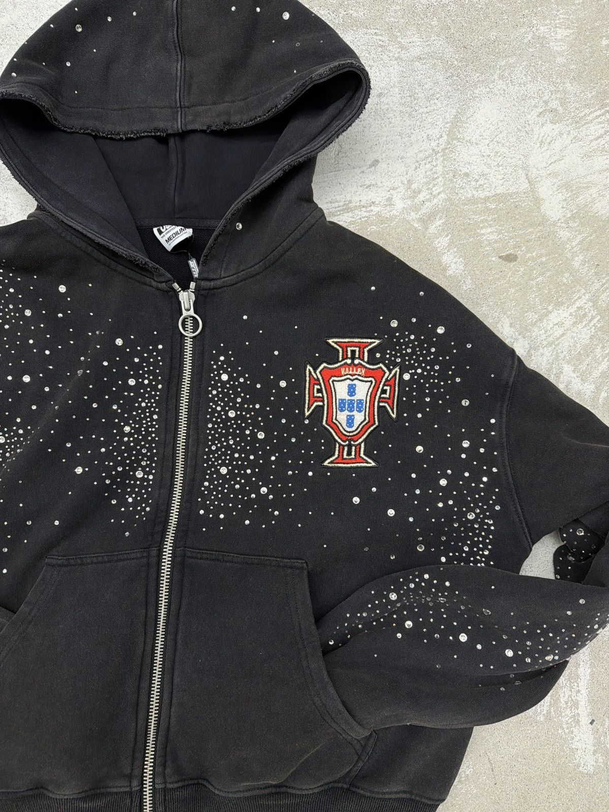 Vale VALE FOREVER BLACK PLUTO ZIP UP HOODIE Size US S / EU 44-46 / 1 - 3 Thumbnail