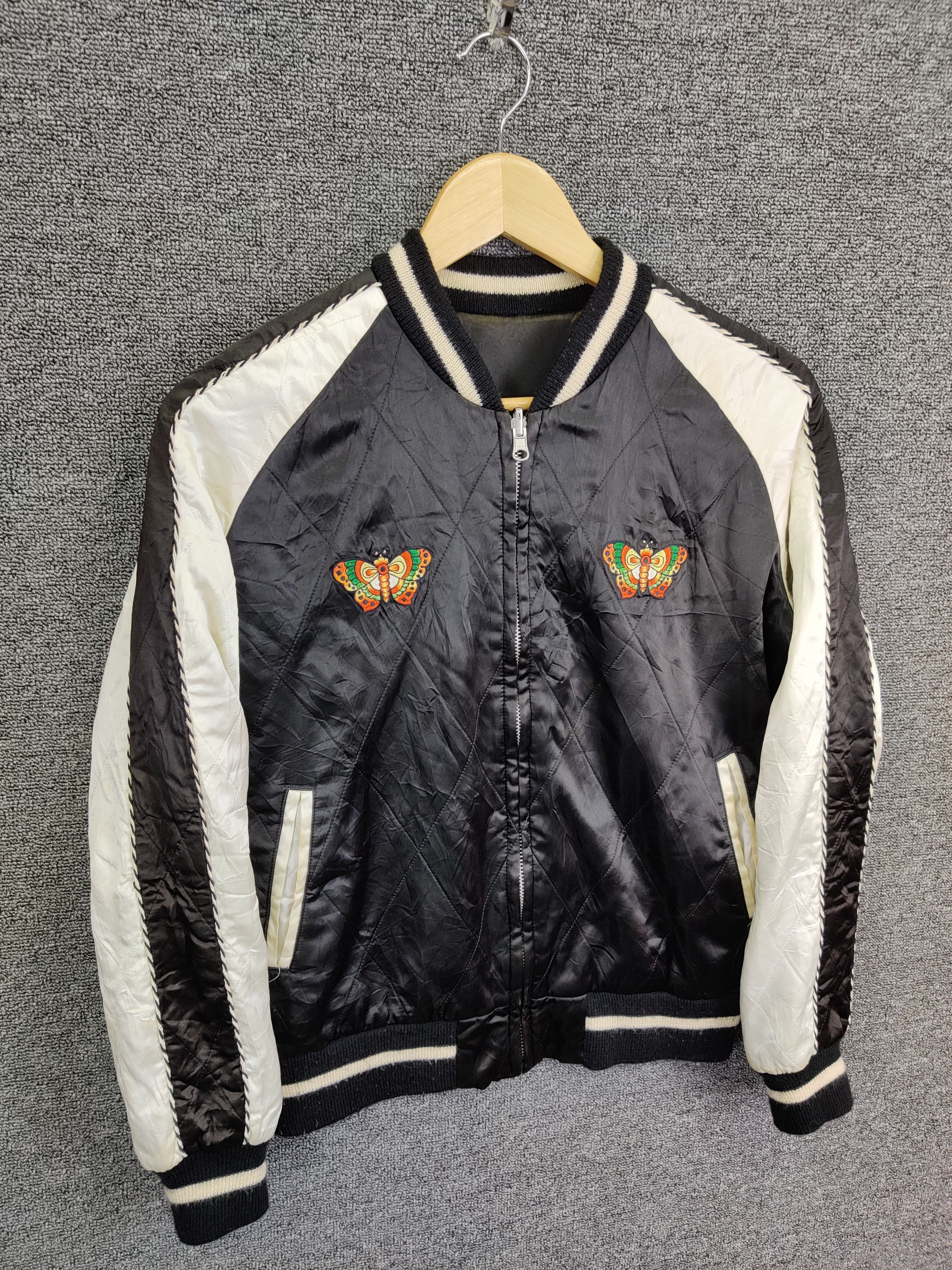 Vintage Vintage Ozone Rocks Reversible Sukajan Jacket Size US S / EU 44-46 / 1 - 8 Thumbnail