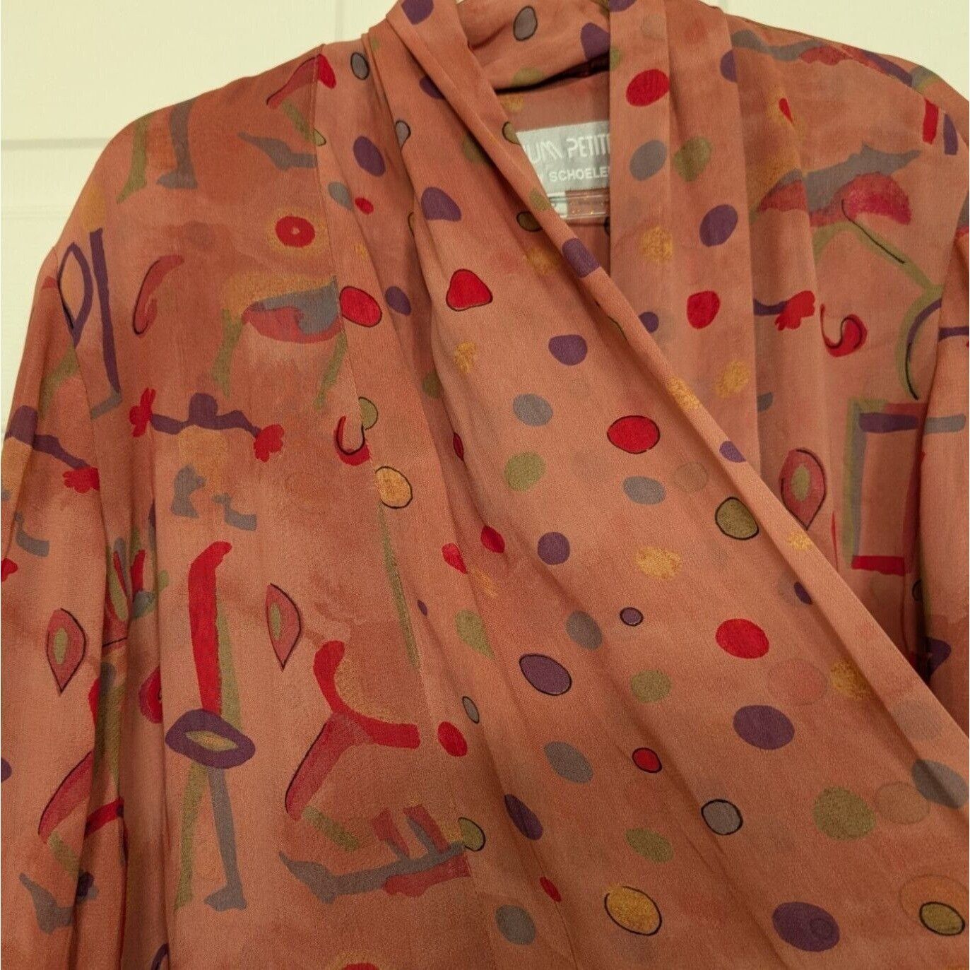 Vintage Vintage Platinum Dorothy Schoelen Polka Dot Cardigan Women S Size S / US 4 / IT 40 - 2 Thumbnail
