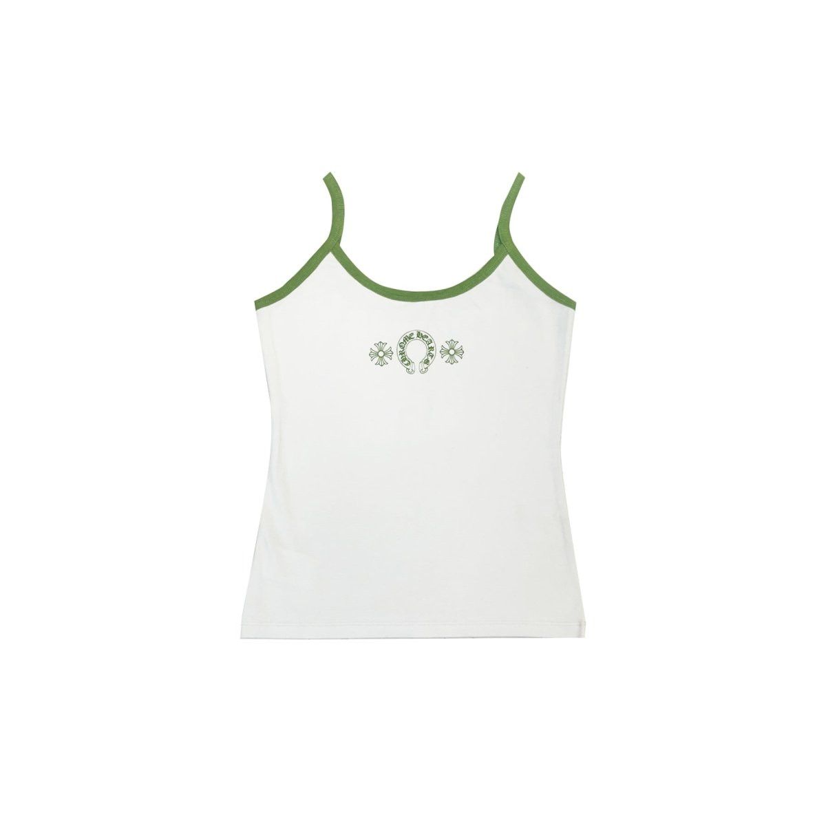 Chrome Hearts Chrome Hearts Green＆White Horseshoe Logo Tank top Size S / US 4 / IT 40 - 1 Thumbnail