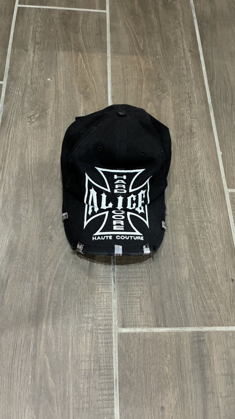 Alice Hollywood ALICE HOLLYWOOD CHOPPER LOGO CAP (BLACK) | Grailed