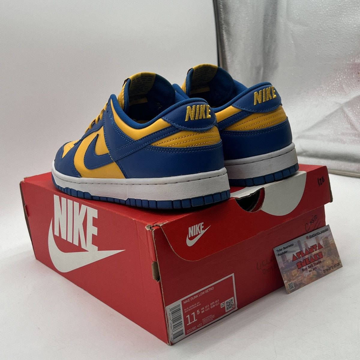 Nike Nike dunk low ucla Size US 11.5 / EU 44-45 - 4 Thumbnail