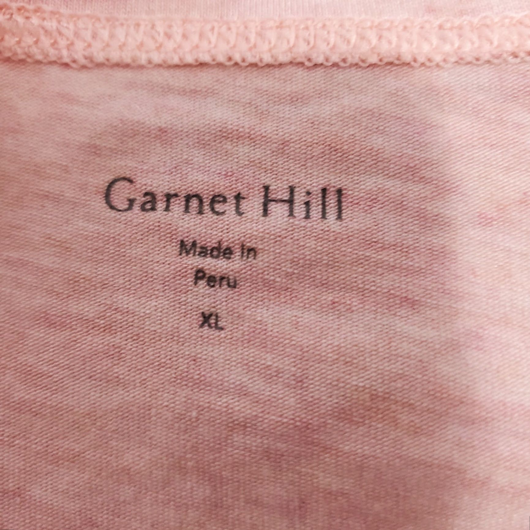 Vintage Garnet Hill Top Women XL Pink Soft Organic Pima Cotton Blend 3/4 Sleeve Capsule Shirt Womens Size XL / US 12-14 / IT 48-50 - 3 Thumbnail