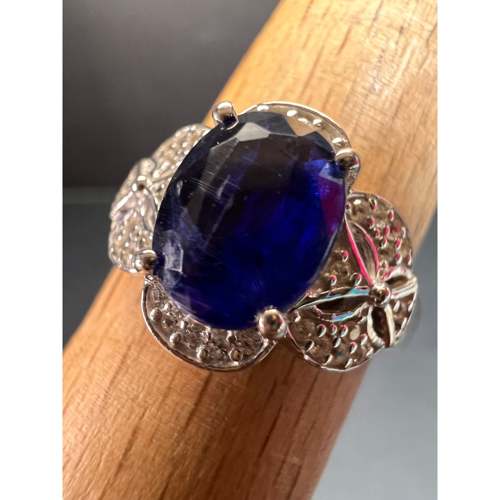 Other NEW Blue kyanite Sterling silver ring size 8 Size ONE SIZE - 8 Thumbnail