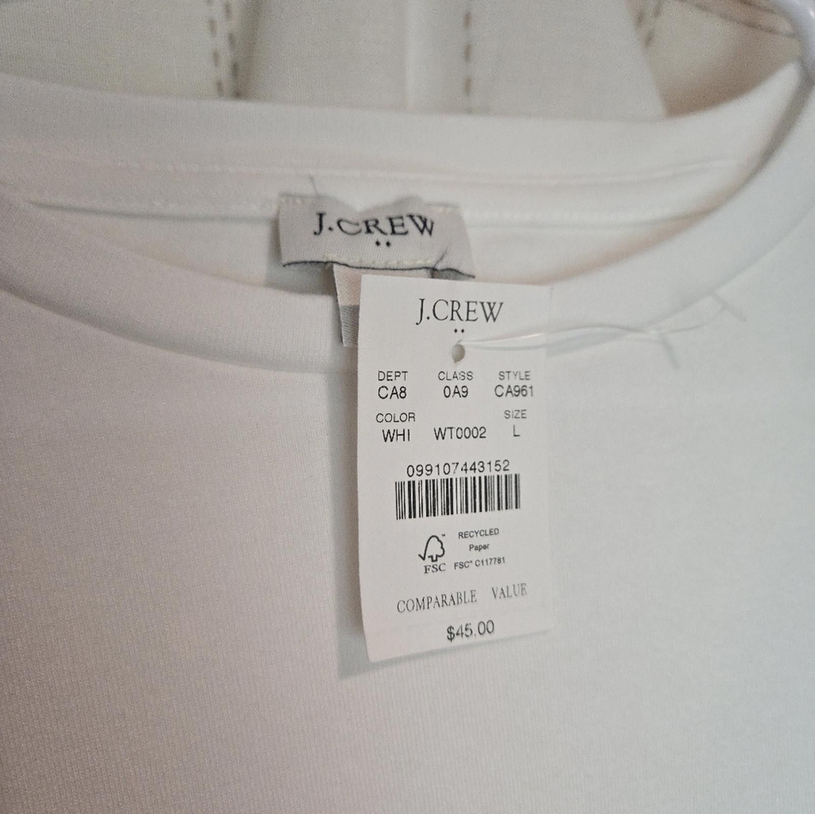 J.Crew J Crew Long-sleeve everyday tee Size L / US 10 / IT 46 - 3 Thumbnail