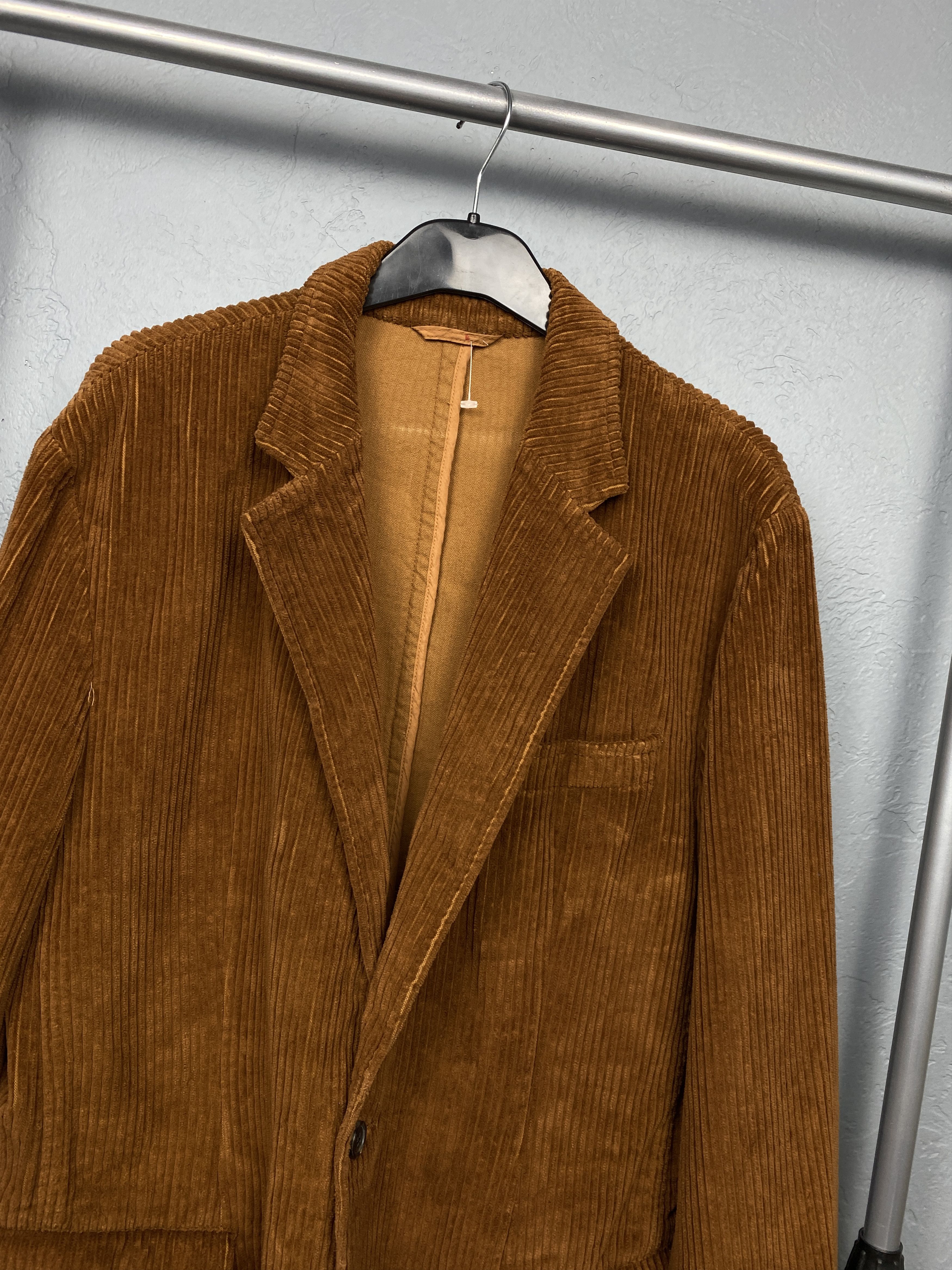 Hugo Boss × Vintage Hugo Boss 90s Vintage Mens Corduroy Blazer Jacket Size US XL / EU 56 / 4 - 2 Thumbnail