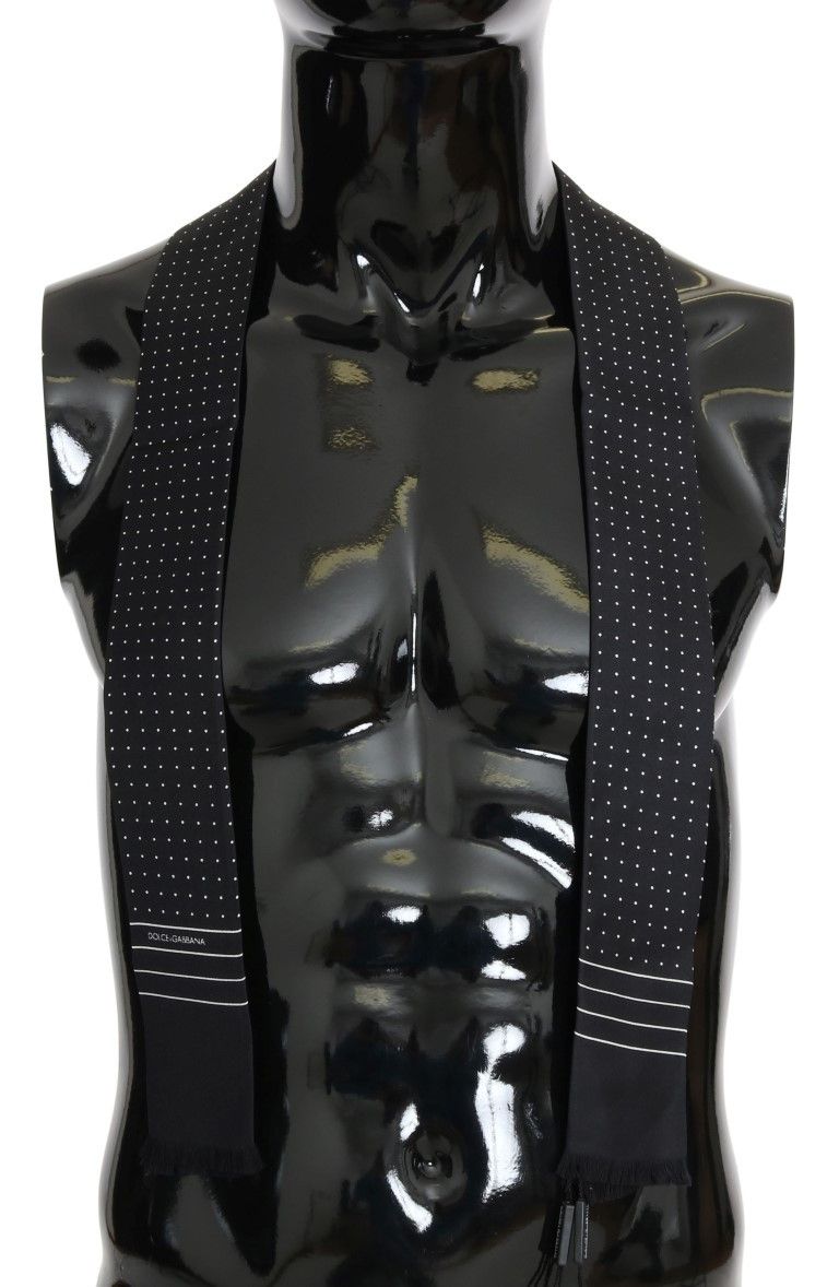 Dolce & Gabbana Elegant Silk Men's Tie Scarf Men's Wrap Size ONE SIZE - 1 Thumbnail