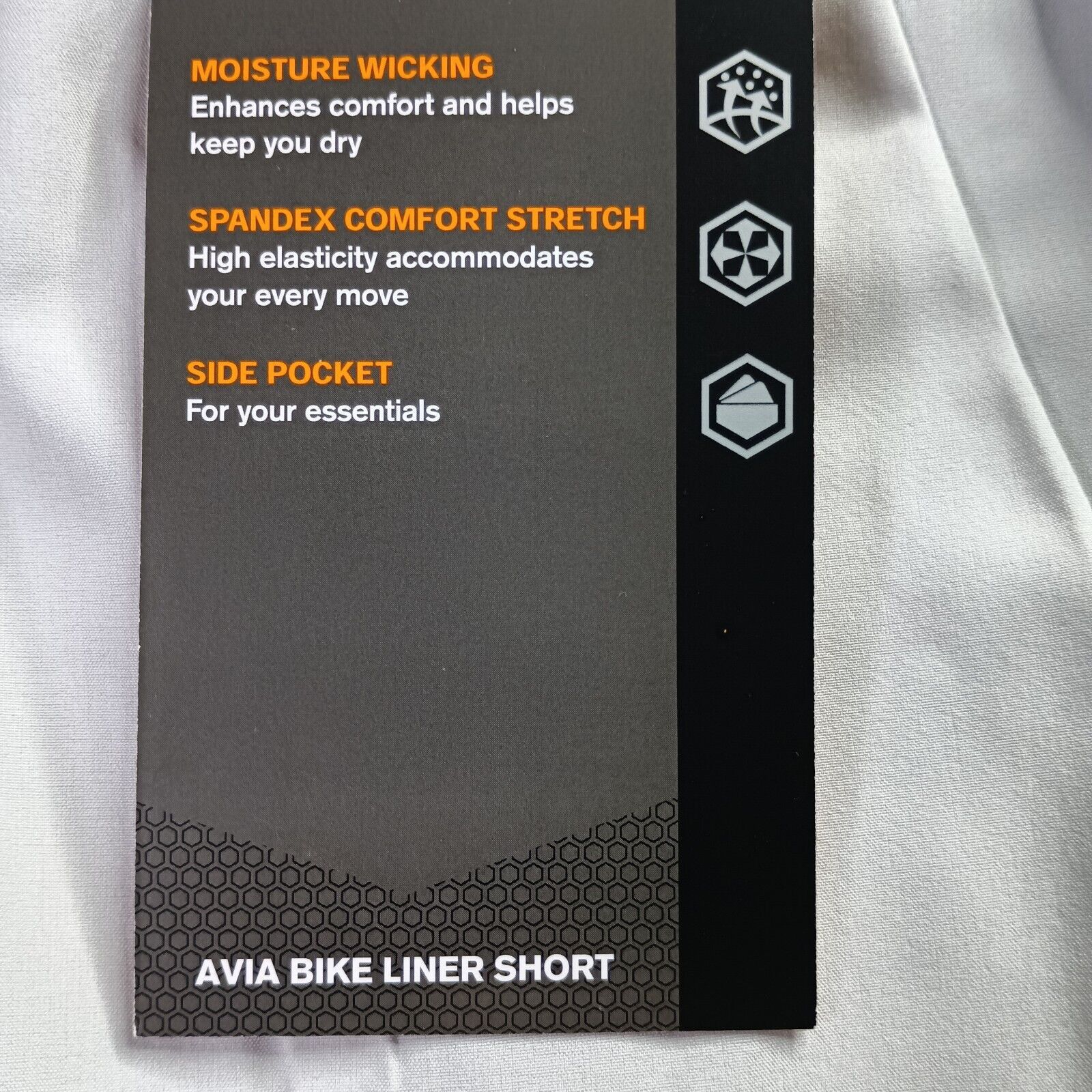 Avia Avia Running Shorts Liner Women's 2XL (20) Platinum Silver Size 42" / US 20 - 3 Thumbnail