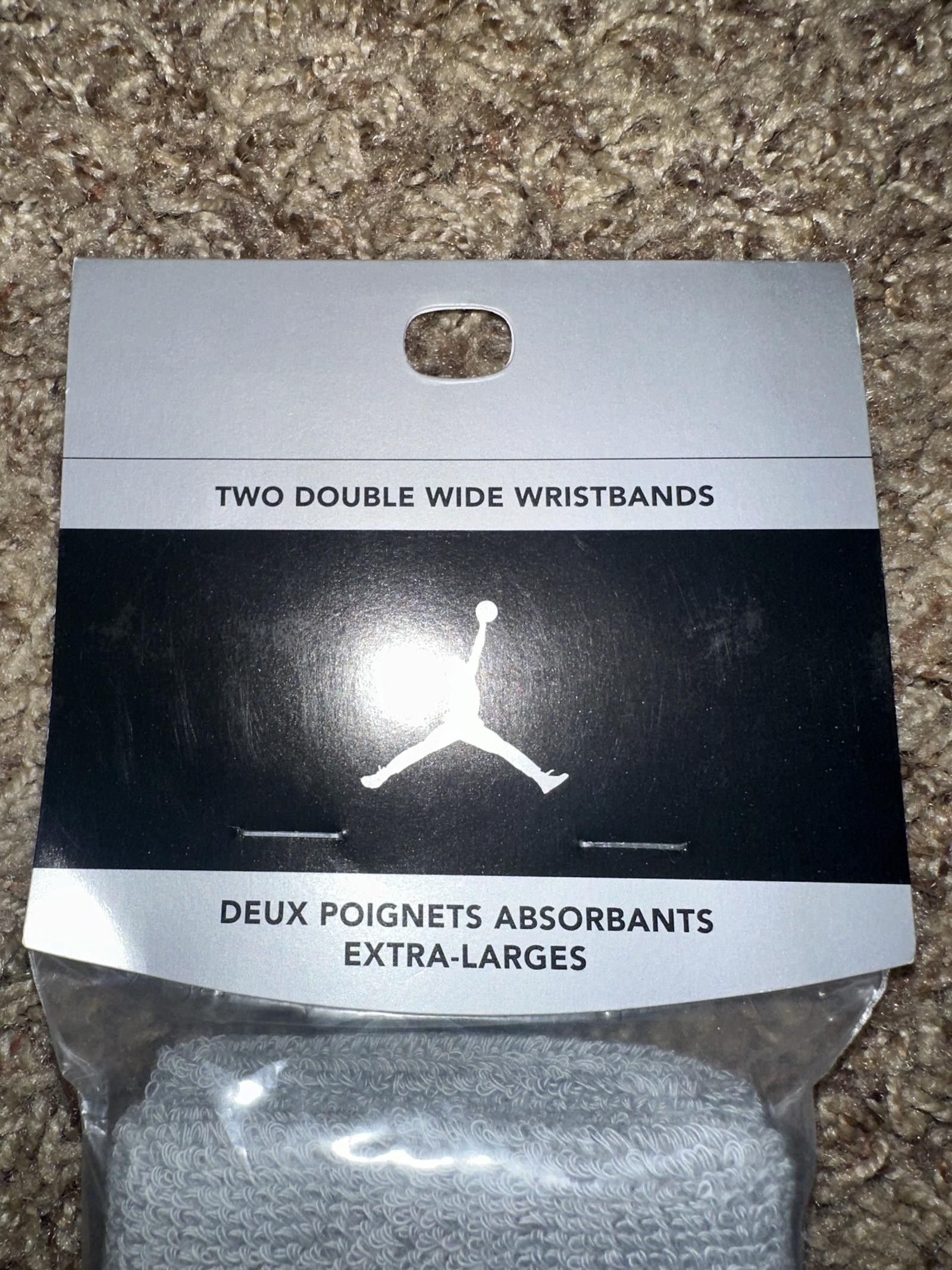 Jordan Brand VINTAGE Air Jordan Jumpman Carmelo Athony 2 Double Wide Wristband Sample 2003 Size ONE SIZE - 2 Thumbnail
