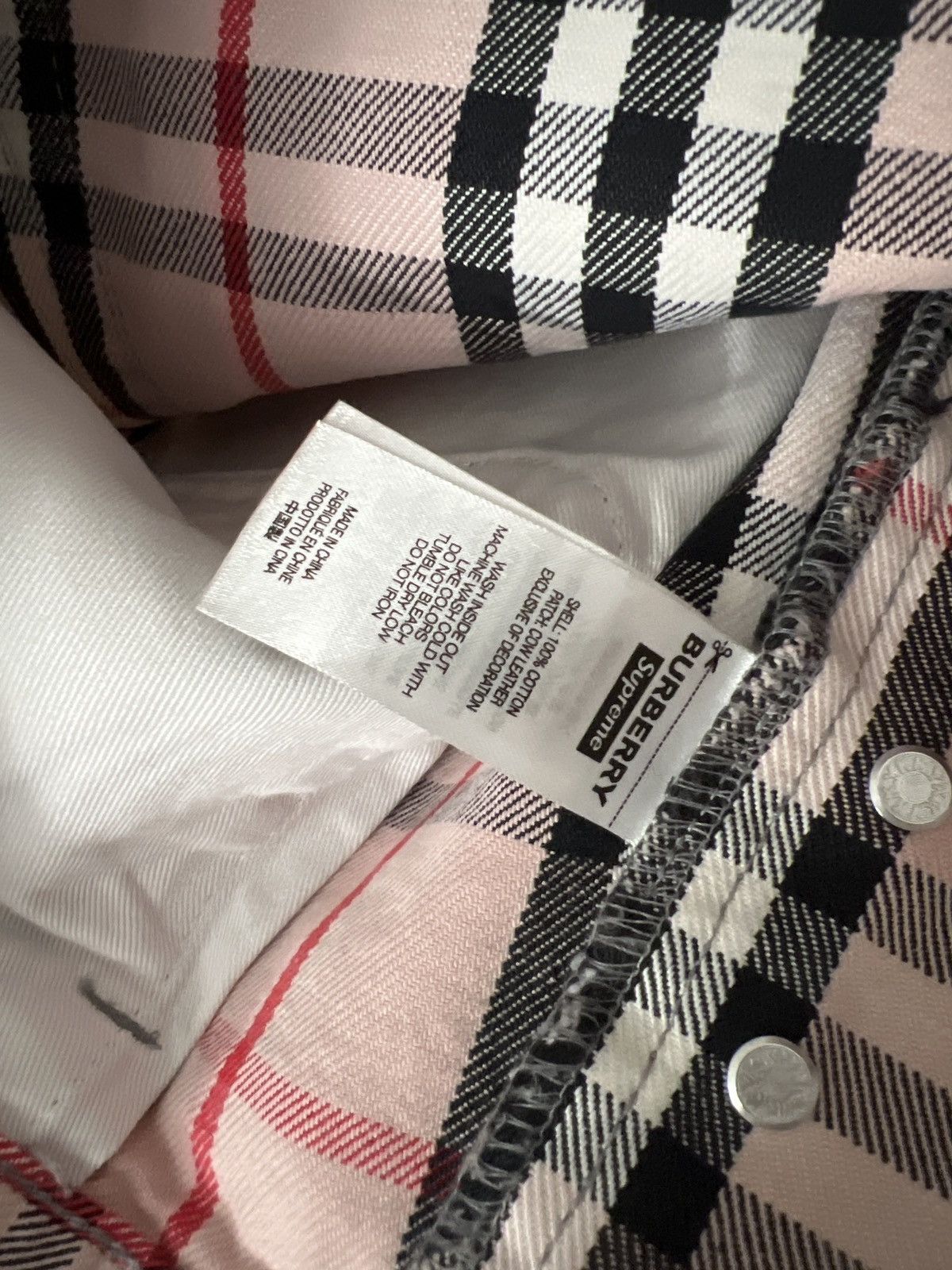 Burberry × Supreme Supreme x Burberry Size US 32 / EU 48 - 9 Thumbnail
