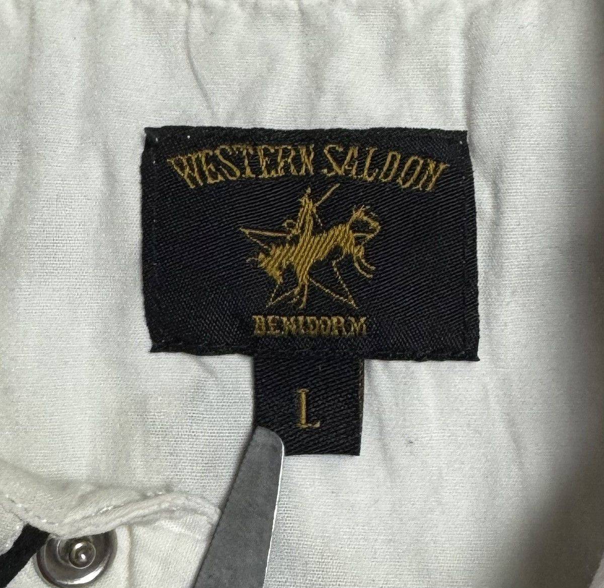 Vintage Western Saloon Rodeo Team Benidorm Button Up Shirt Size US L / EU 52-54 / 3 - 12 Thumbnail