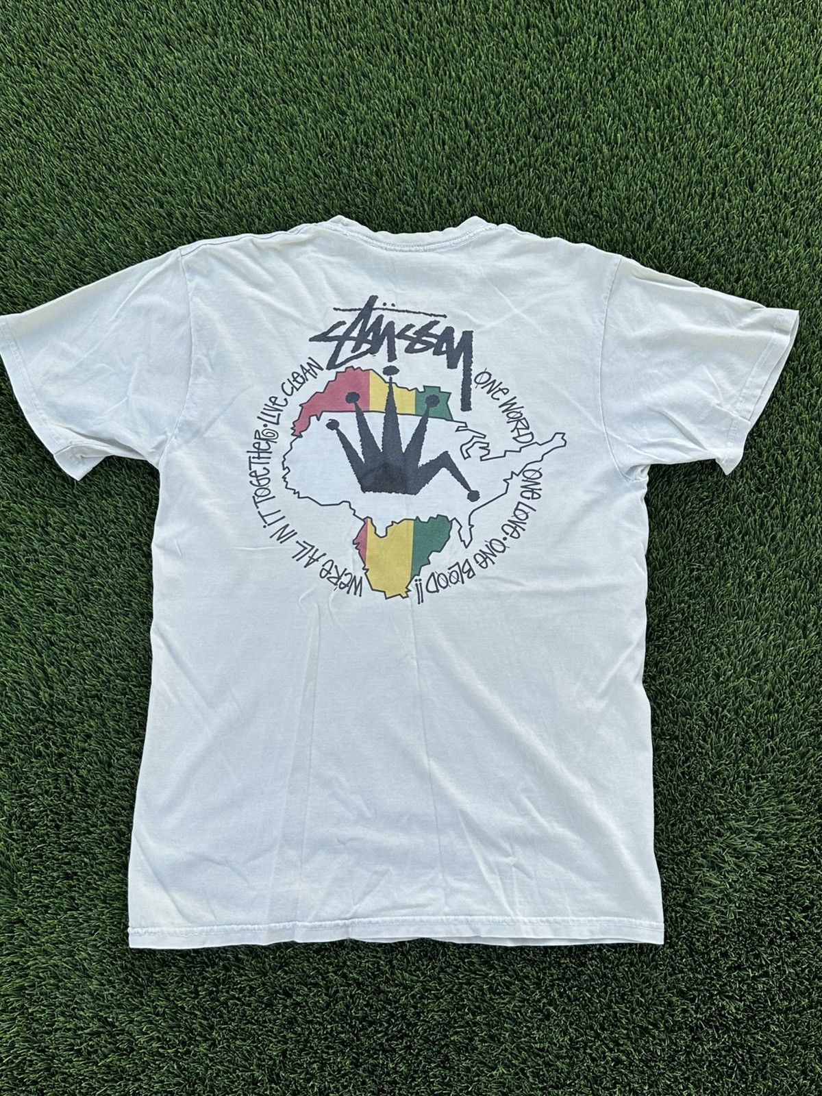 Stussy Vintage Stussy Rasta Tee Size US M / EU 48-50 / 2 - 4 Thumbnail