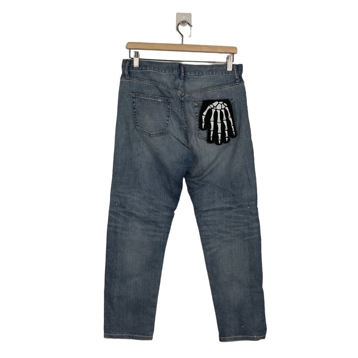 Japanese Brand 🔥RARE STRAIGHT CUT DISTRESSED DENIM JEANS UNIQLO JAPAN Size US 30 / EU 46 - 6 Thumbnail