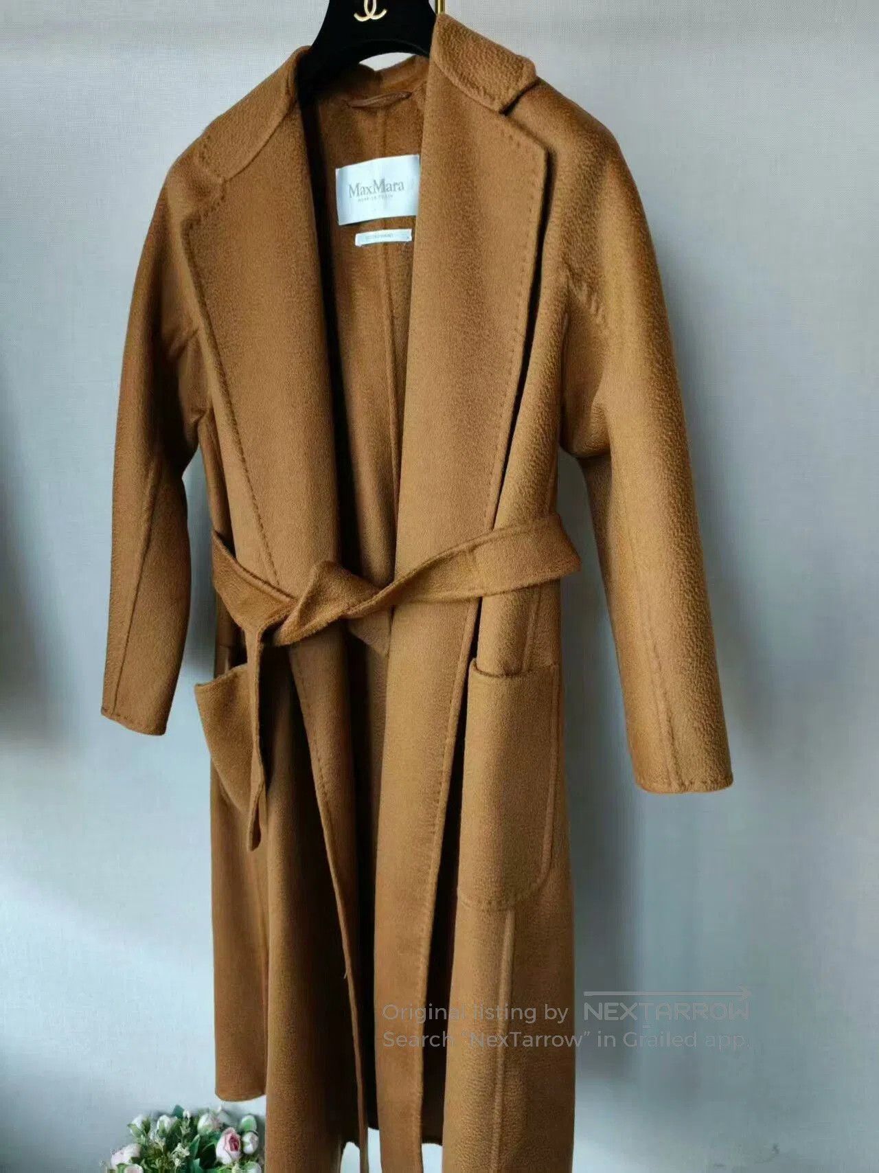Max Mara MaxMara Labbro Classic Robe Cashmere Coat. Size M / US 6-8 / IT 42-44 - 1 Thumbnail