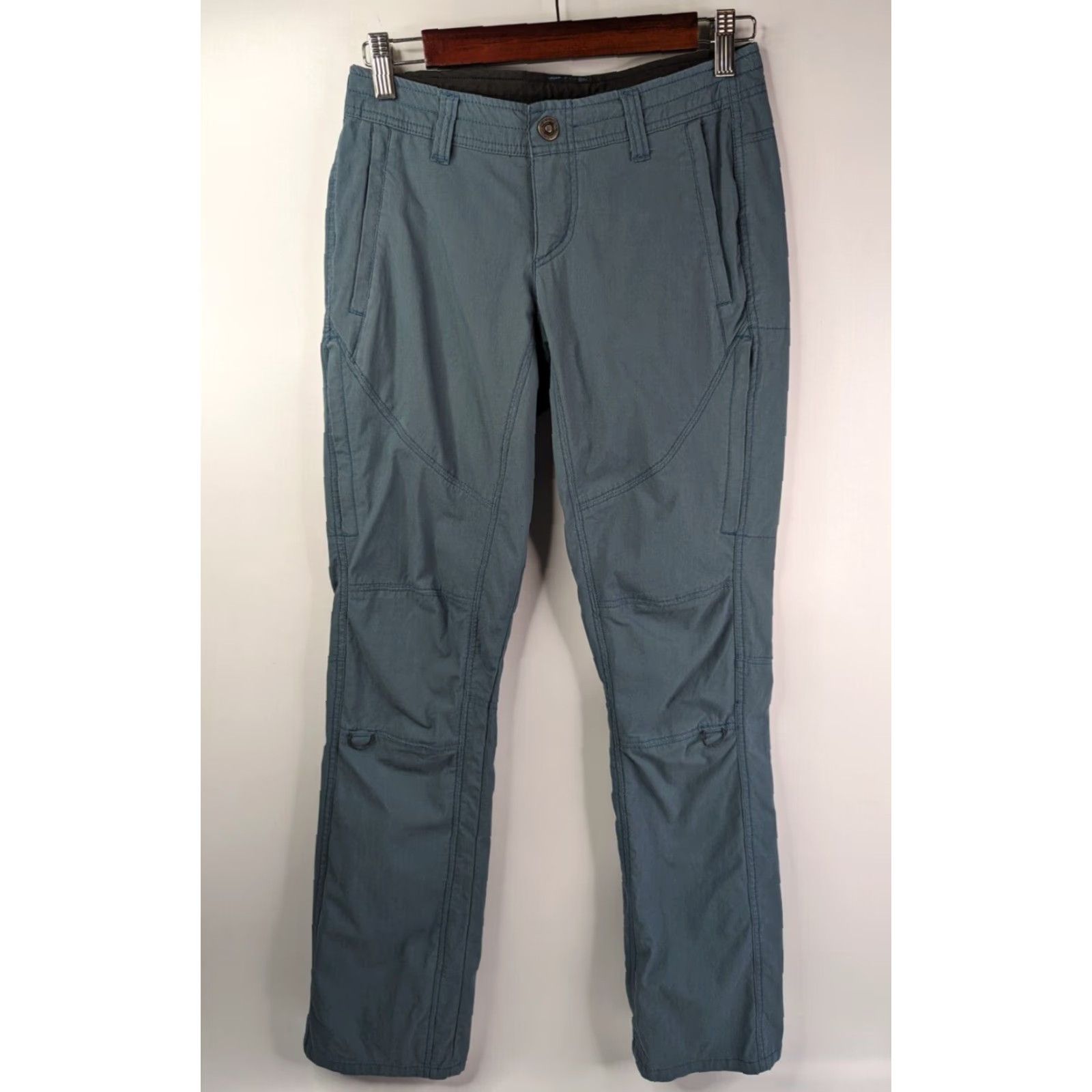 Vintage KUHL Spire Roll Up Pants/Capris Blue 0R Women Pants Roll-Up Outdoor 6279 Size 25" / US 0 / IT 36 - 2 Thumbnail