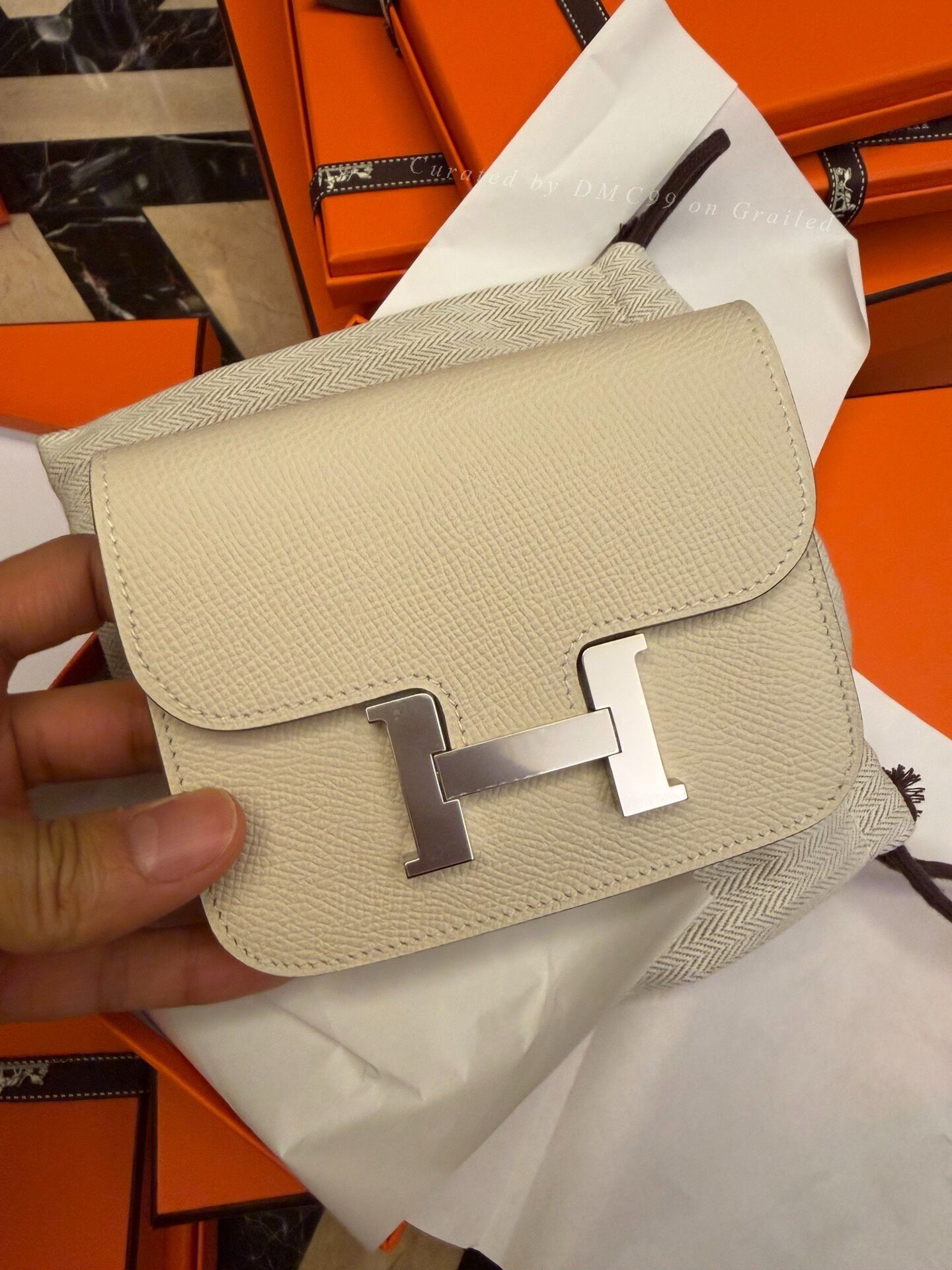 Hermes Hermes Constance Slim Milkshake White Size ONE SIZE - 1 Thumbnail