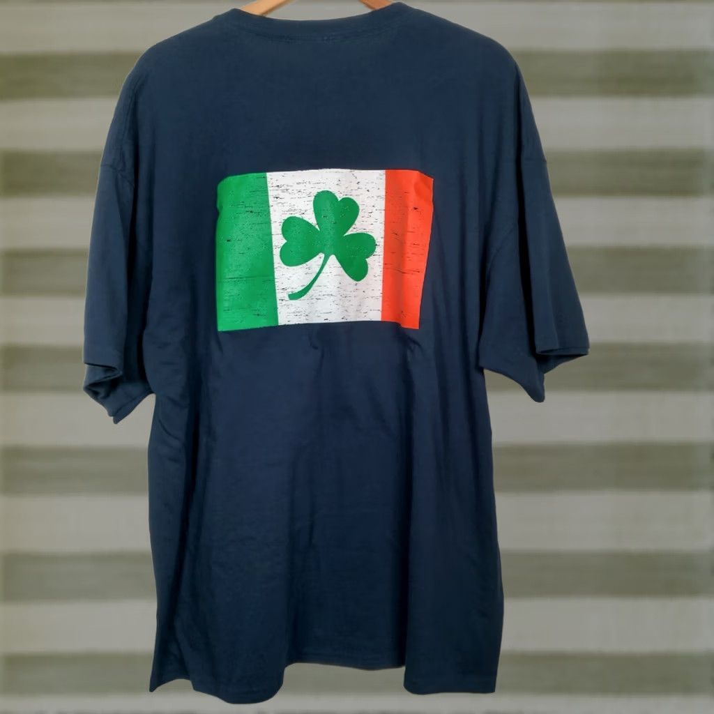 Gildan Emerald Society Chicago Police Pipes And Drums Shirt 2XL CPD Irish Flag Bagpipes Shirt Size US XXL / EU 58 / 5 - 1 Thumbnail