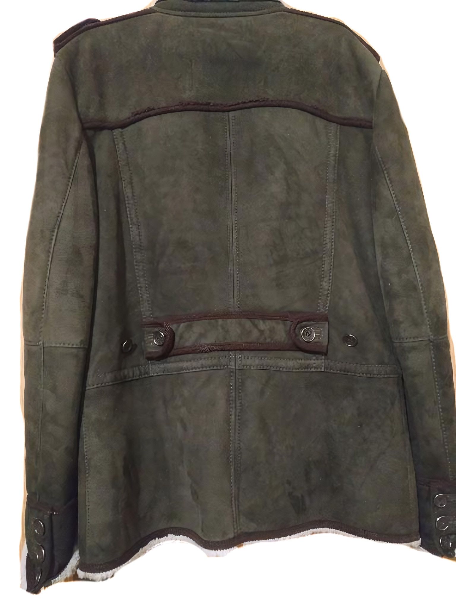 Roberto Cavalli SHEEP FUR SHEARLING SUEDE COAT Size US XL / EU 56 / 4 - 3 Thumbnail