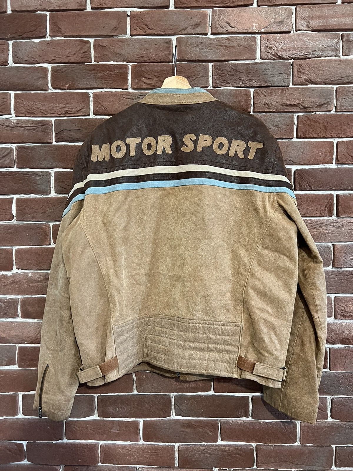Vintage Genuine Leather Vintage Brown Racing Moto Hype Jacket Speed Size US L / EU 52-54 / 3 - 2 Thumbnail
