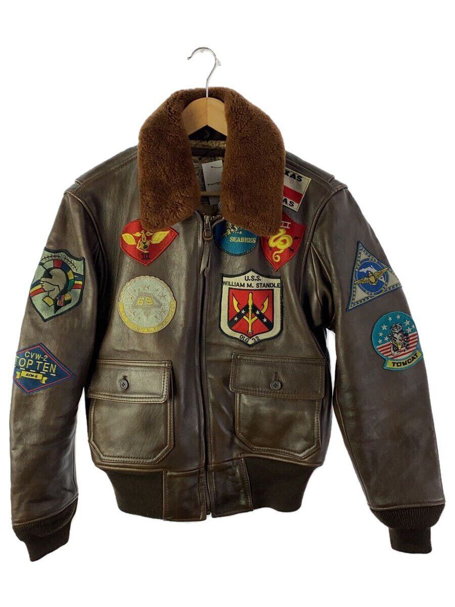 Avirex Avirex G-1 Topgun Leather Flight Jacket Brown Size US M / EU 48-50 / 2 - 1 Thumbnail