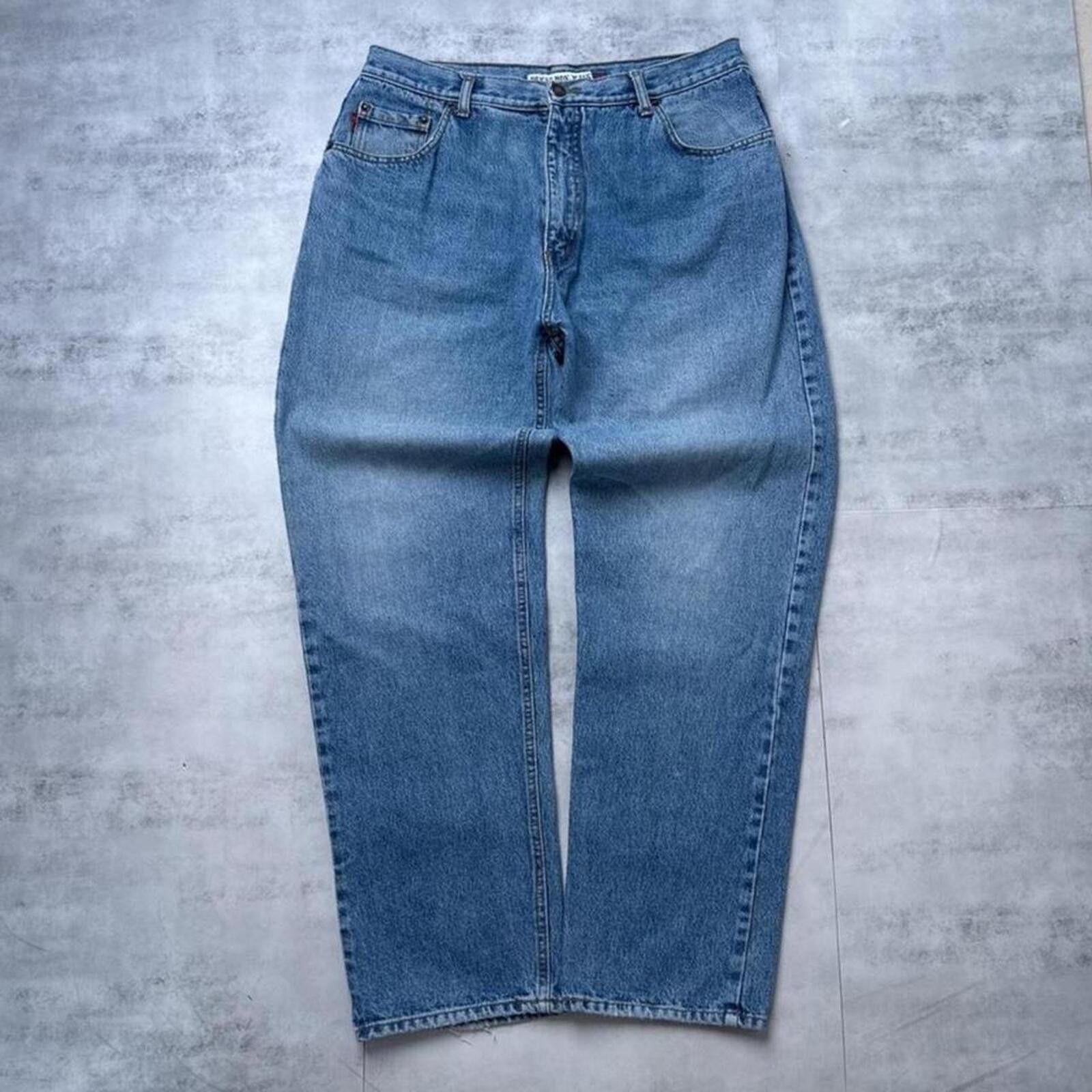 Bugle Boy Y2K Bugle Boy blue denim Baggy 00s jeans Size US 36 / EU 52 - 2 Thumbnail
