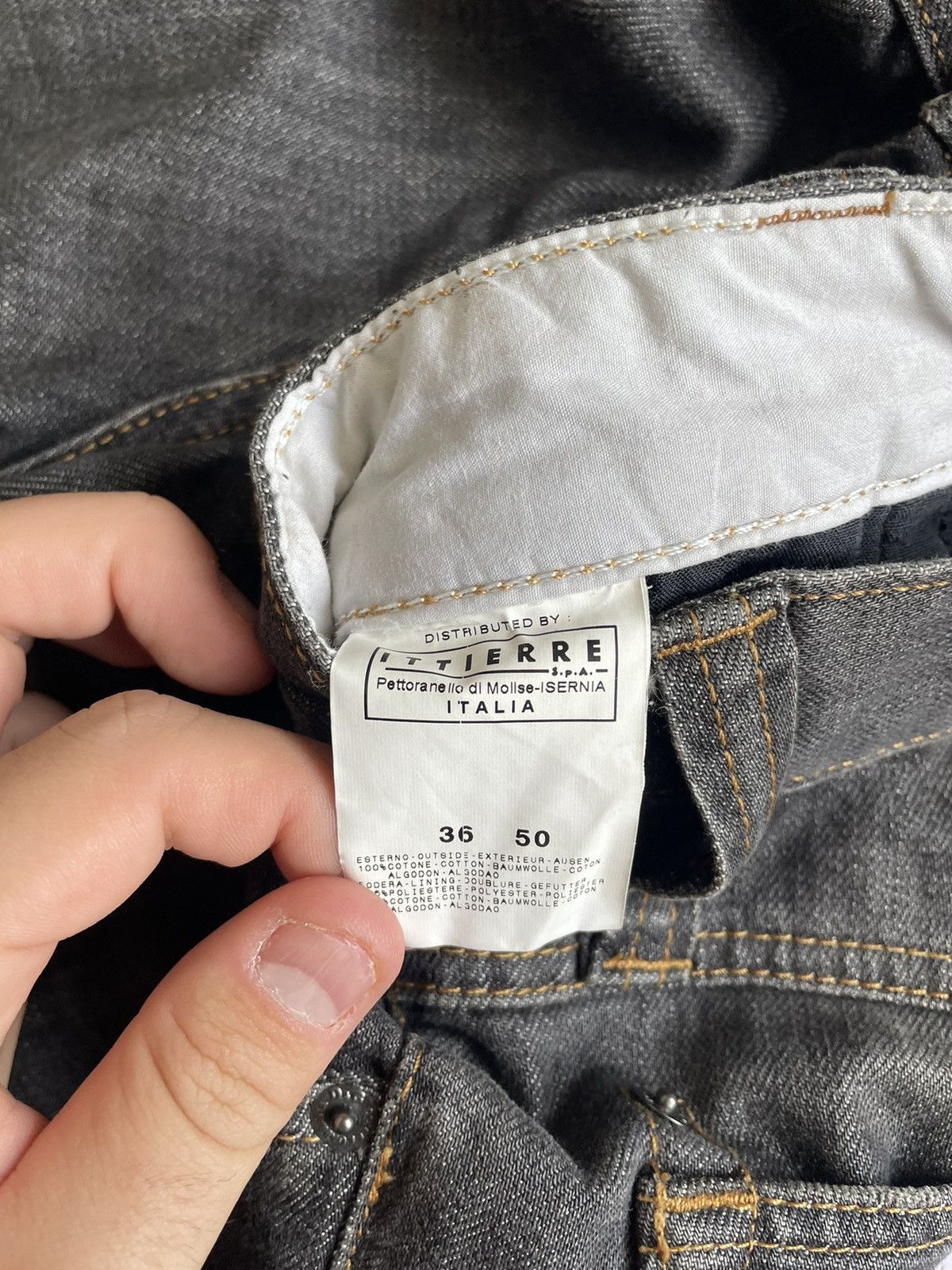 Dolce & Gabbana Vintage Jeans Pants Dolce Gabbana D&G Distressed Fabric 00’s Size US 34 / EU 50 - 13 Thumbnail
