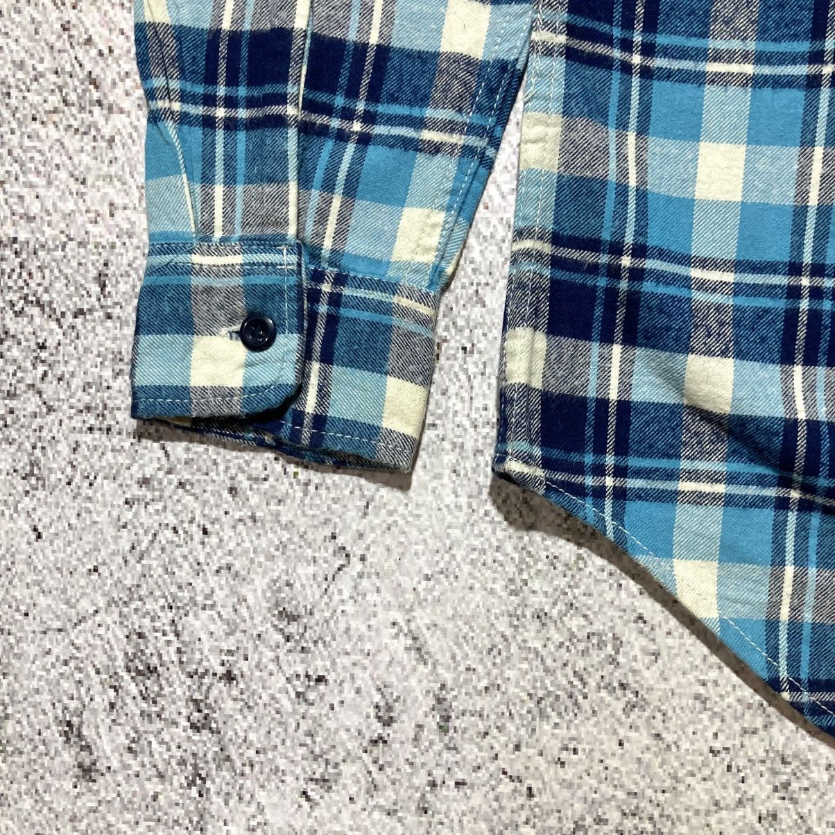 Hysteric Glamour Vintage Hysteric Glamour Veterano Flanel Plaid Shirt Blue Size US L / EU 52-54 / 3 - 13 Thumbnail
