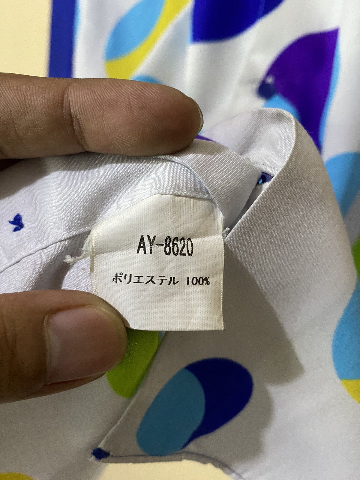 Kansai Yamamoto Vintage Kansai Yamamoto Abstract Button Shirt Size US L / EU 52-54 / 3 - 8 Thumbnail