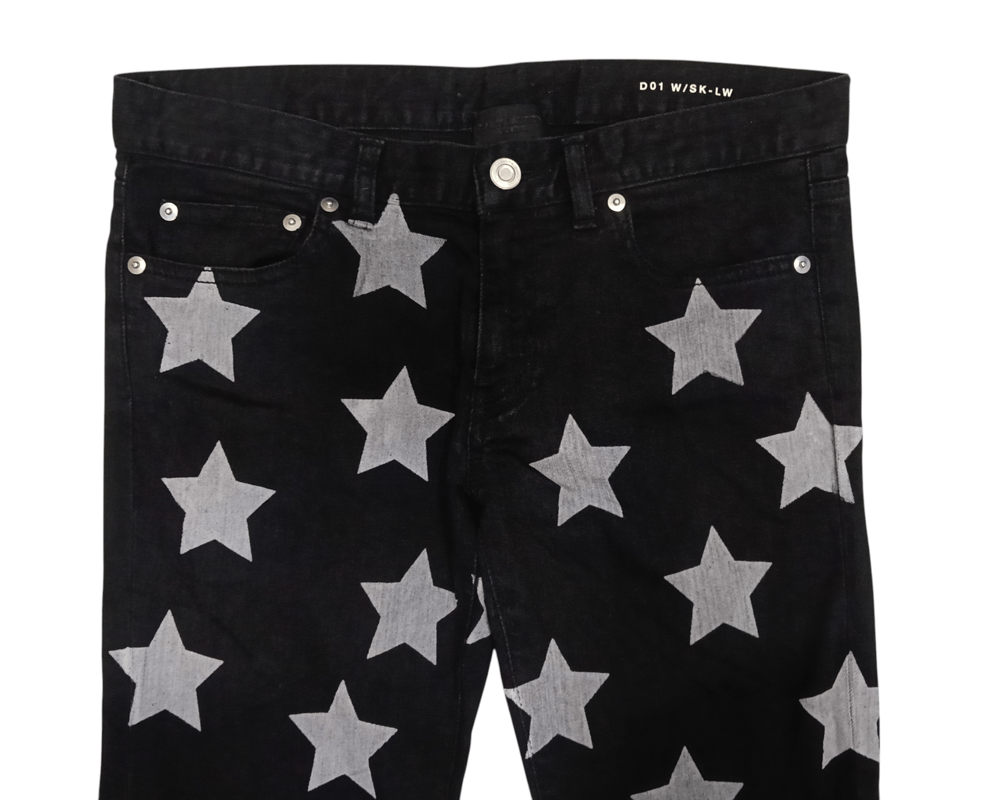 Saint Laurent Paris Saint Laurent Denim Star (S322) Waist 32 Size US 32 / EU 48 - 2 Thumbnail
