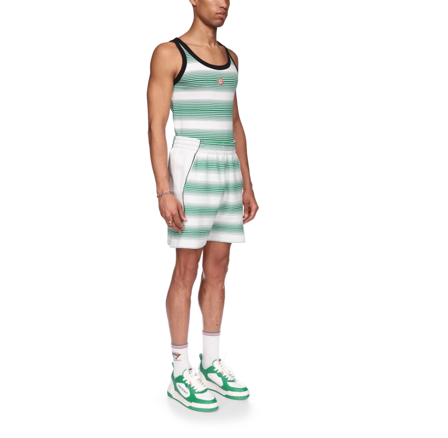 Casablanca o1mle0326 Interlock Sweatshorts Gradient Stripe Size US 30 / EU 46 - 5 Thumbnail