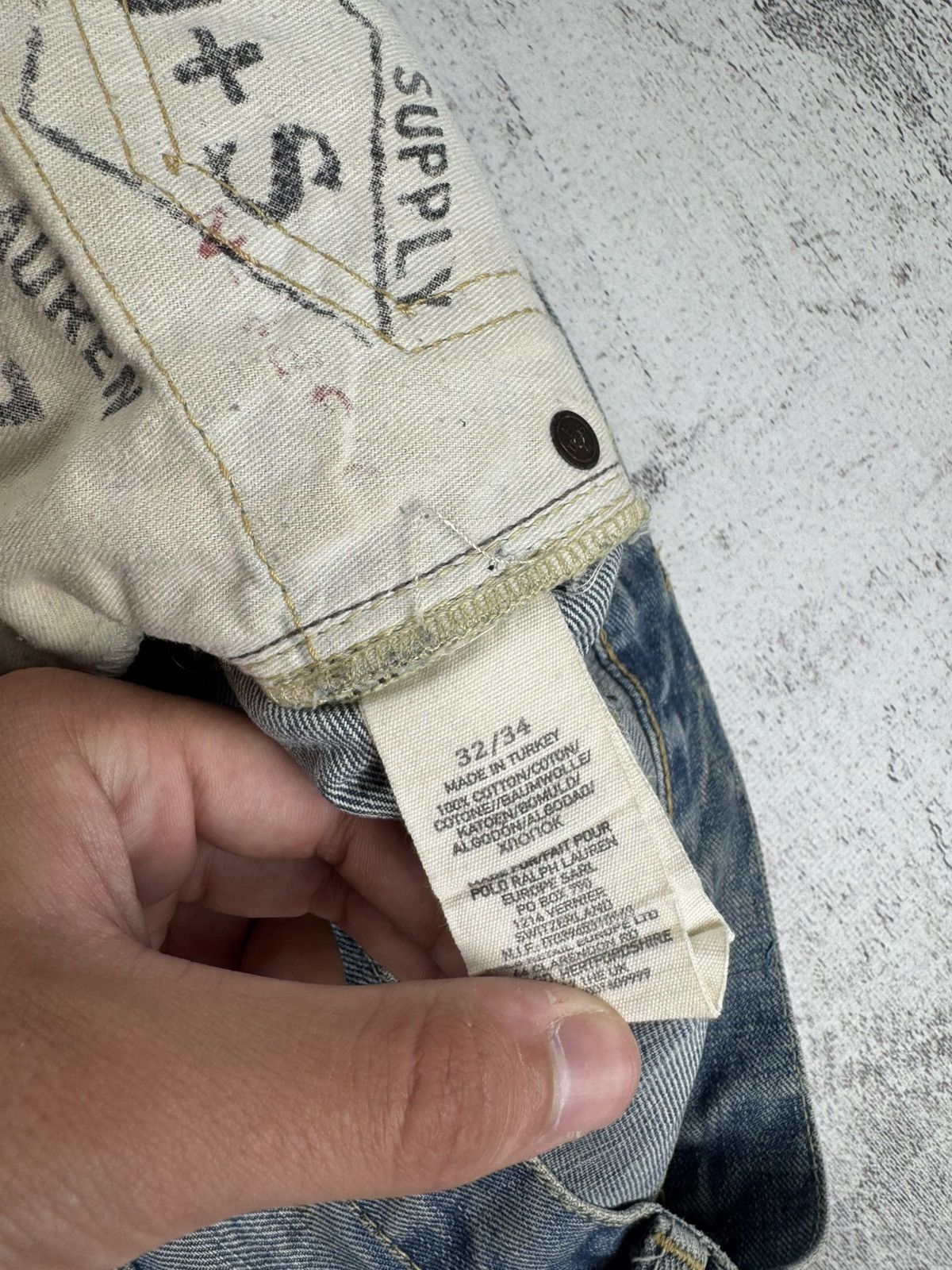 Denim & Supply Ralph Lauren Vintage Denim & Supply 32/34 Ralph Lauren Slim Distressed Jeans Pants Trousers Size US 32 / EU 48 - 13 Thumbnail
