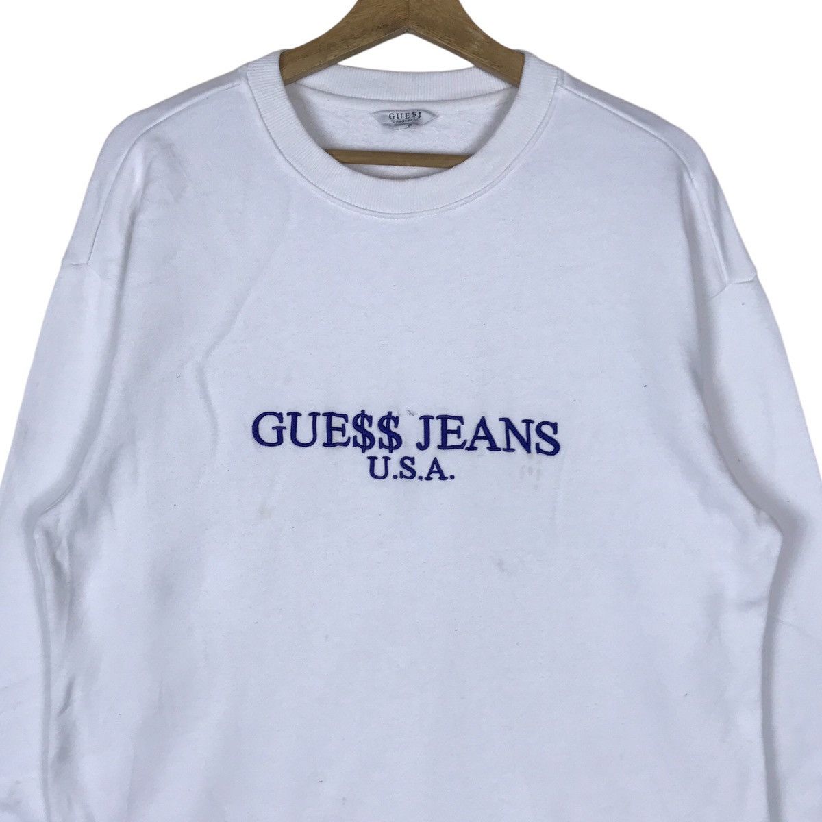 Guess Vintage Guess Jeans USA Pullover Jumper Sweatshirt Size US S / EU 44-46 / 1 - 2 Thumbnail