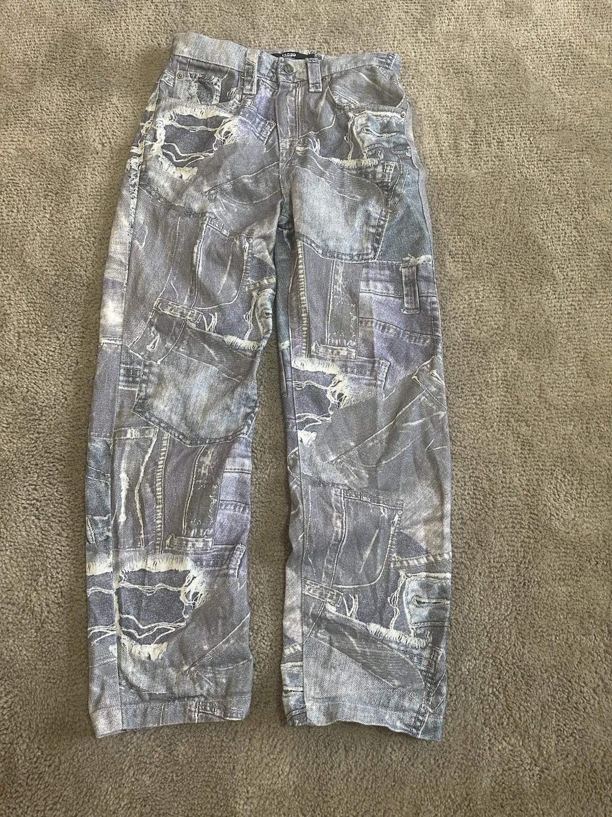 Jaded London Jaded London Denim Print Skaters Pants Sz 28 Size 28" / US 6 / IT 42 - 1 Thumbnail