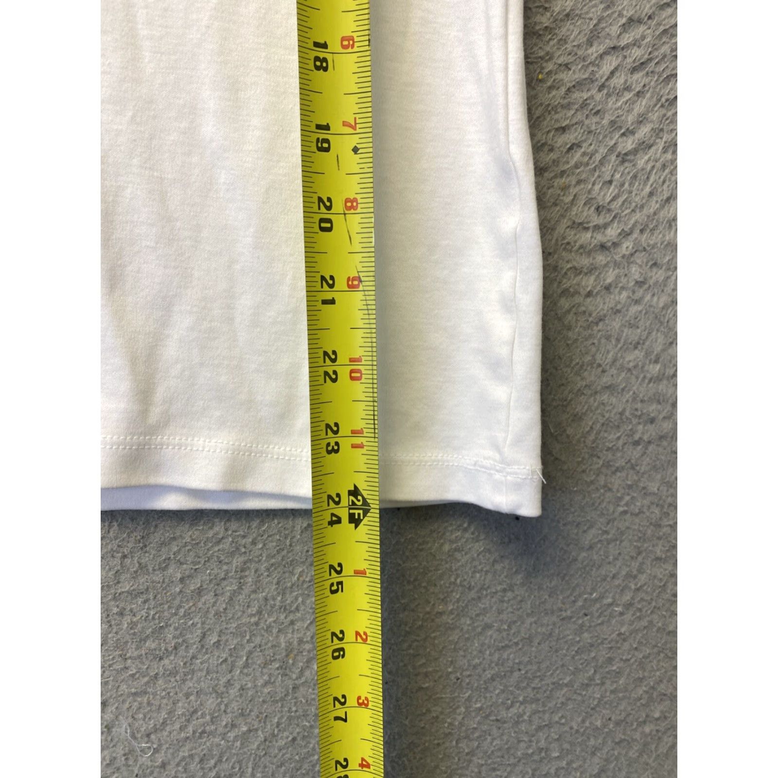 Vintage VINTAGE LL BEAN Women's T-Shirt Short Sleeve V-Neck Basic Size S White Linen Casual Summer Size S / US 4 / IT 40 - 4 Thumbnail