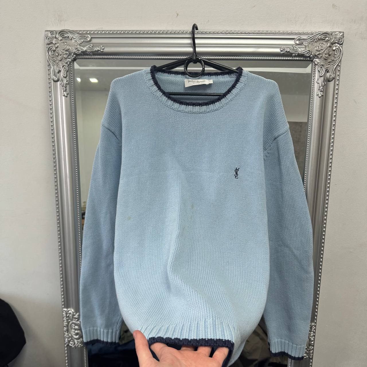 Yves Saint Laurent Vintage YSL Yves Saint Lauren Sweater knit Size US L / EU 52-54 / 3 - 3 Thumbnail