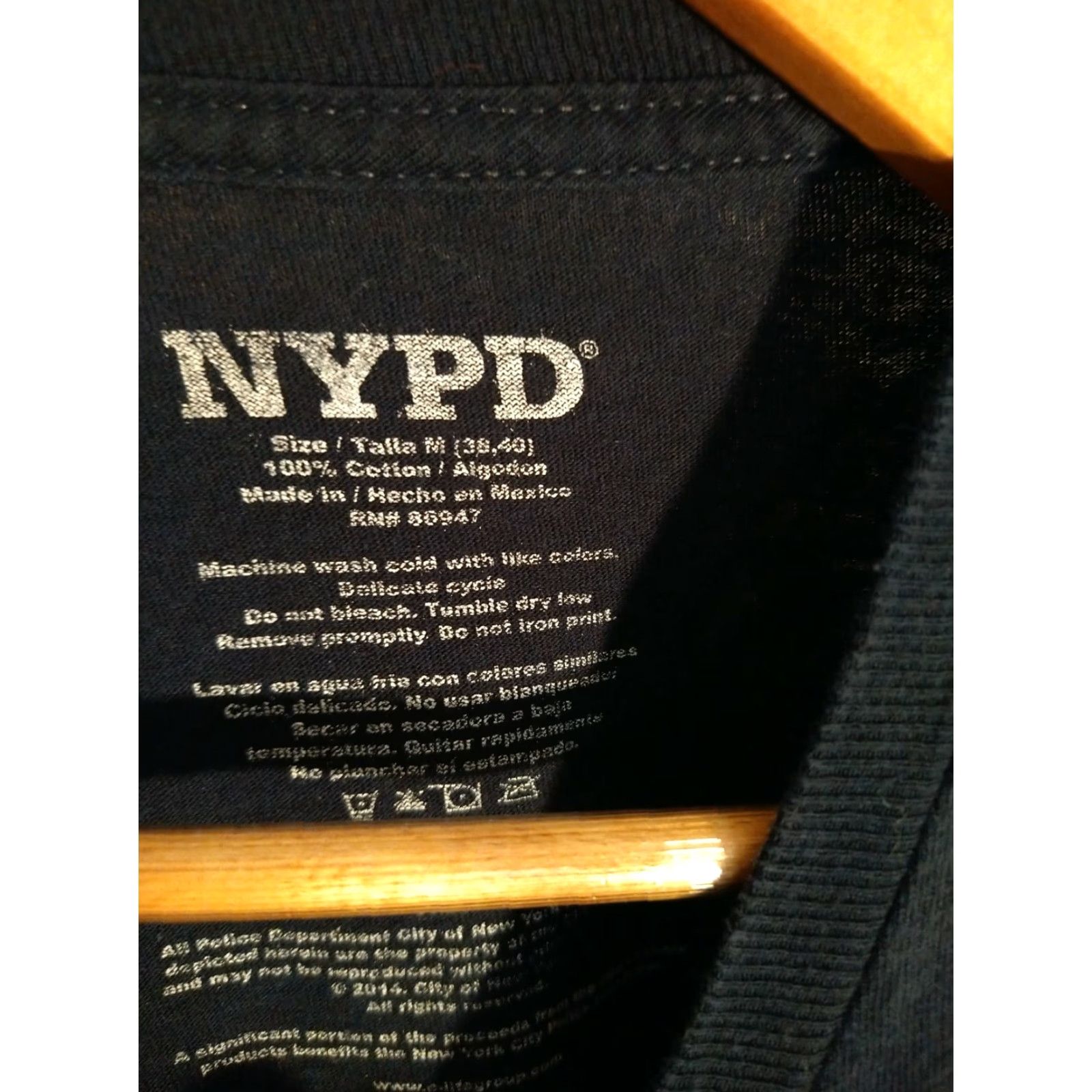 Logo 7 VINTAGE NYPD T-shirt M Blue Official Logo Distressed Shirt Mens Size US M / EU 48-50 / 2 - 2 Thumbnail