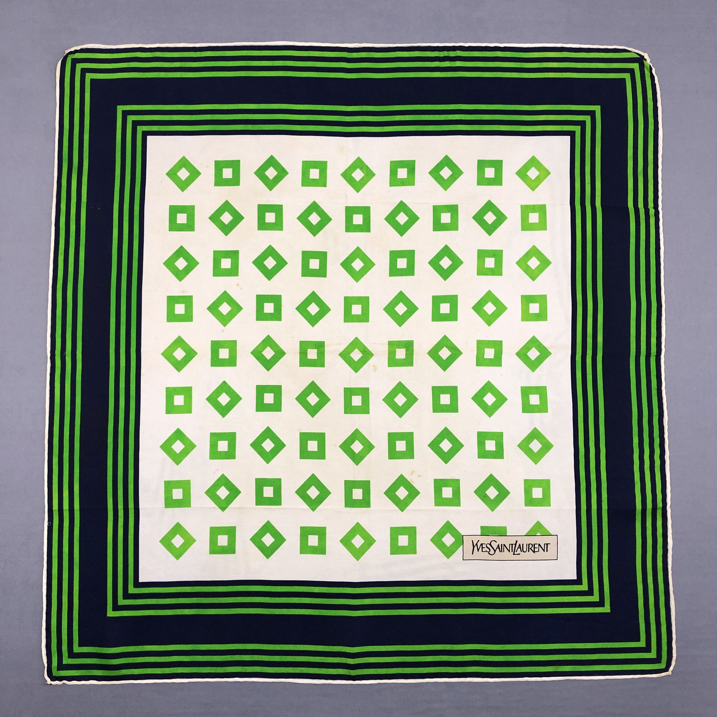Japanese Brand Vintage Yves Saint Laurent SILK Scarf YSL Stole 56789 Size ONE SIZE - 1 Thumbnail