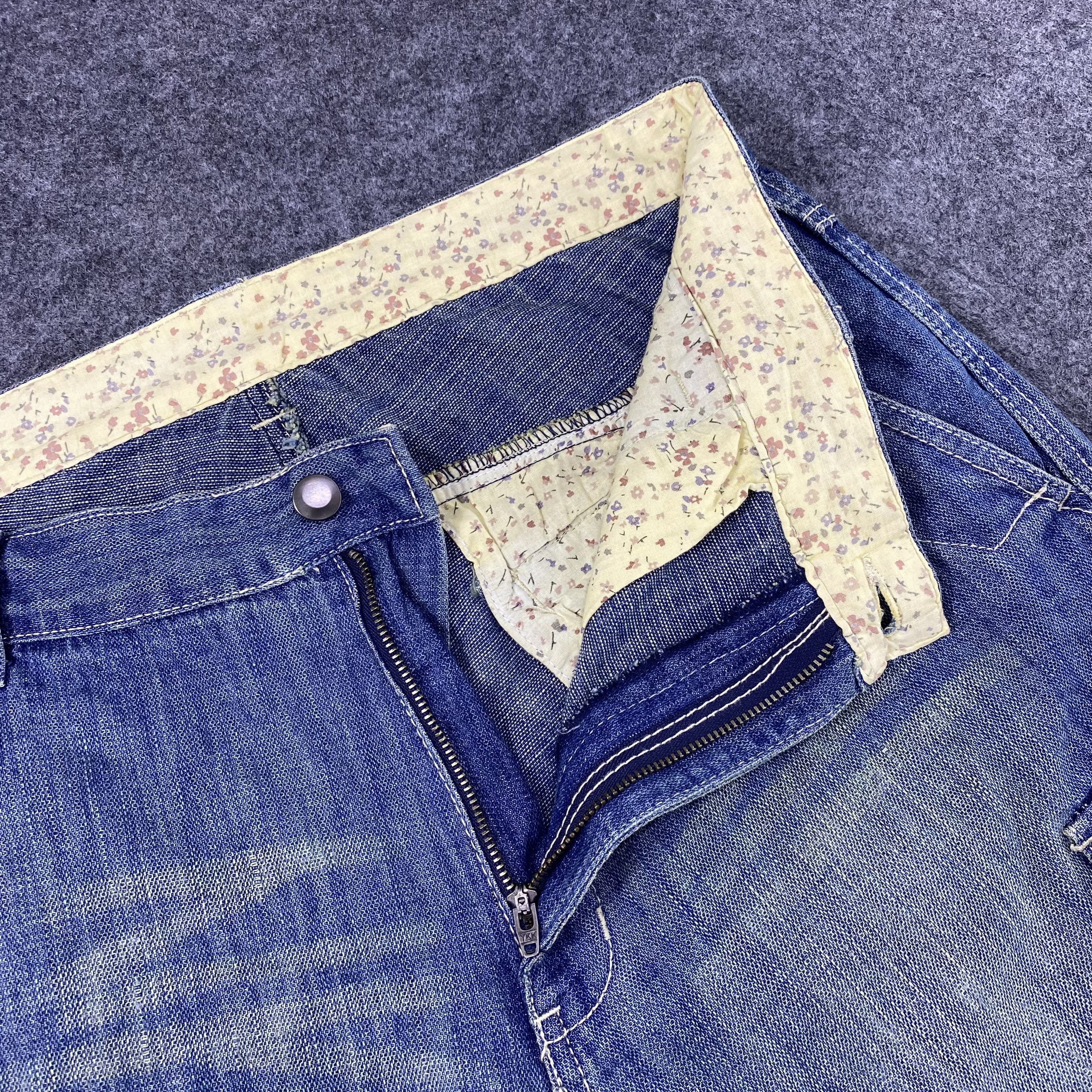 Japanese Brand Japanese Brand Blue Wash cargo short pants-C043 Size US 34 / EU 50 - 6 Thumbnail