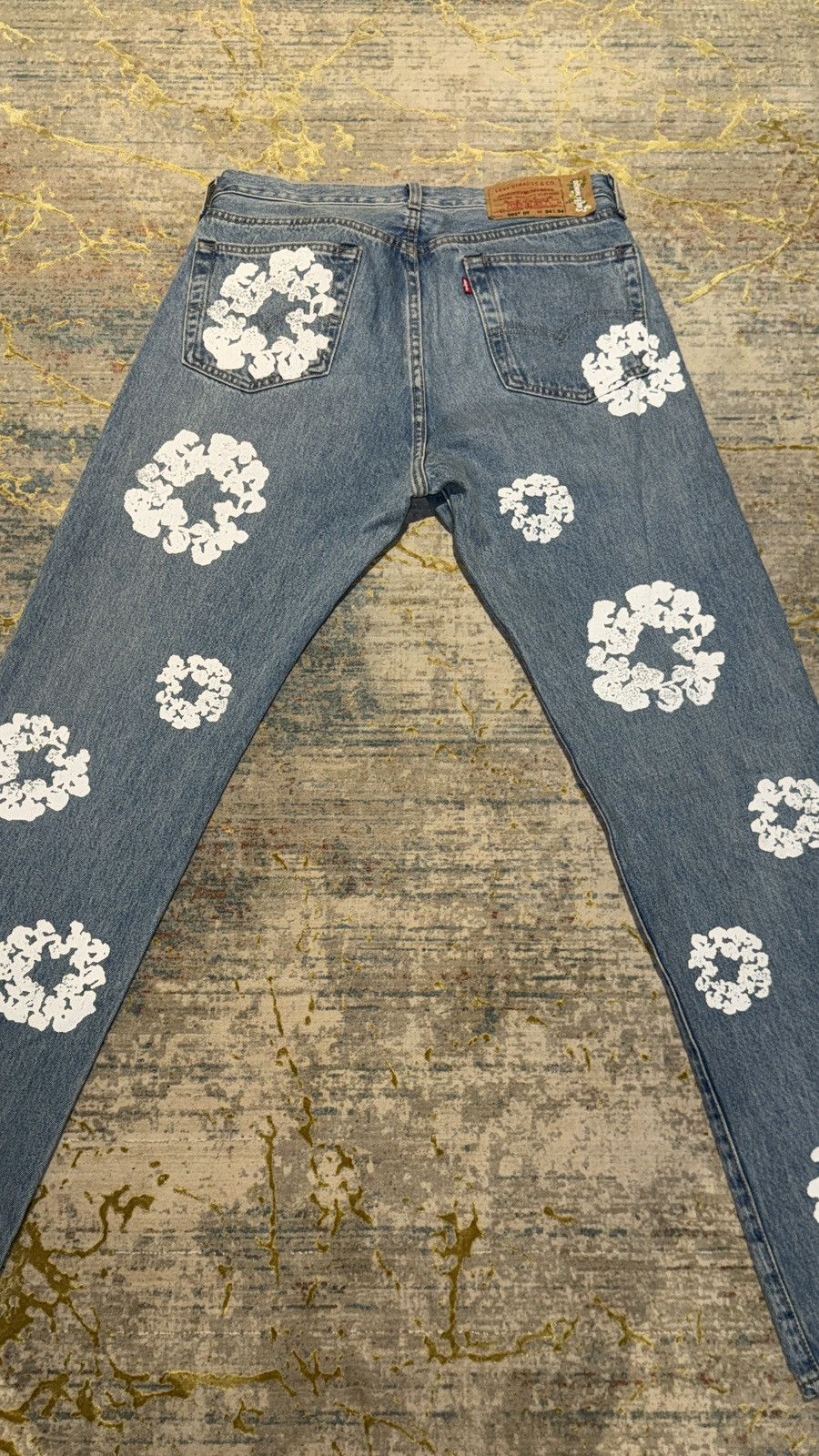 DENIM TEARS Denim Tears The Cotton Wreath Jeans Size US 34 / EU 50 - 2 Thumbnail