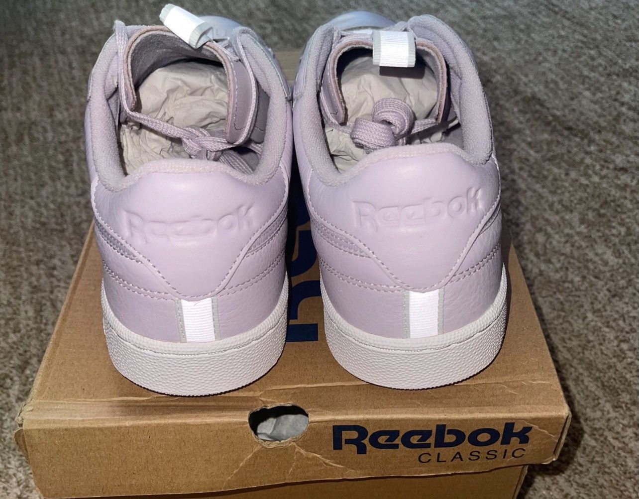 Reebok REEBOK CLASSIC CLUB 85 RT CM9570 PURPLE FOG SIZE 10 Size US 10 / EU 43 - 4 Thumbnail