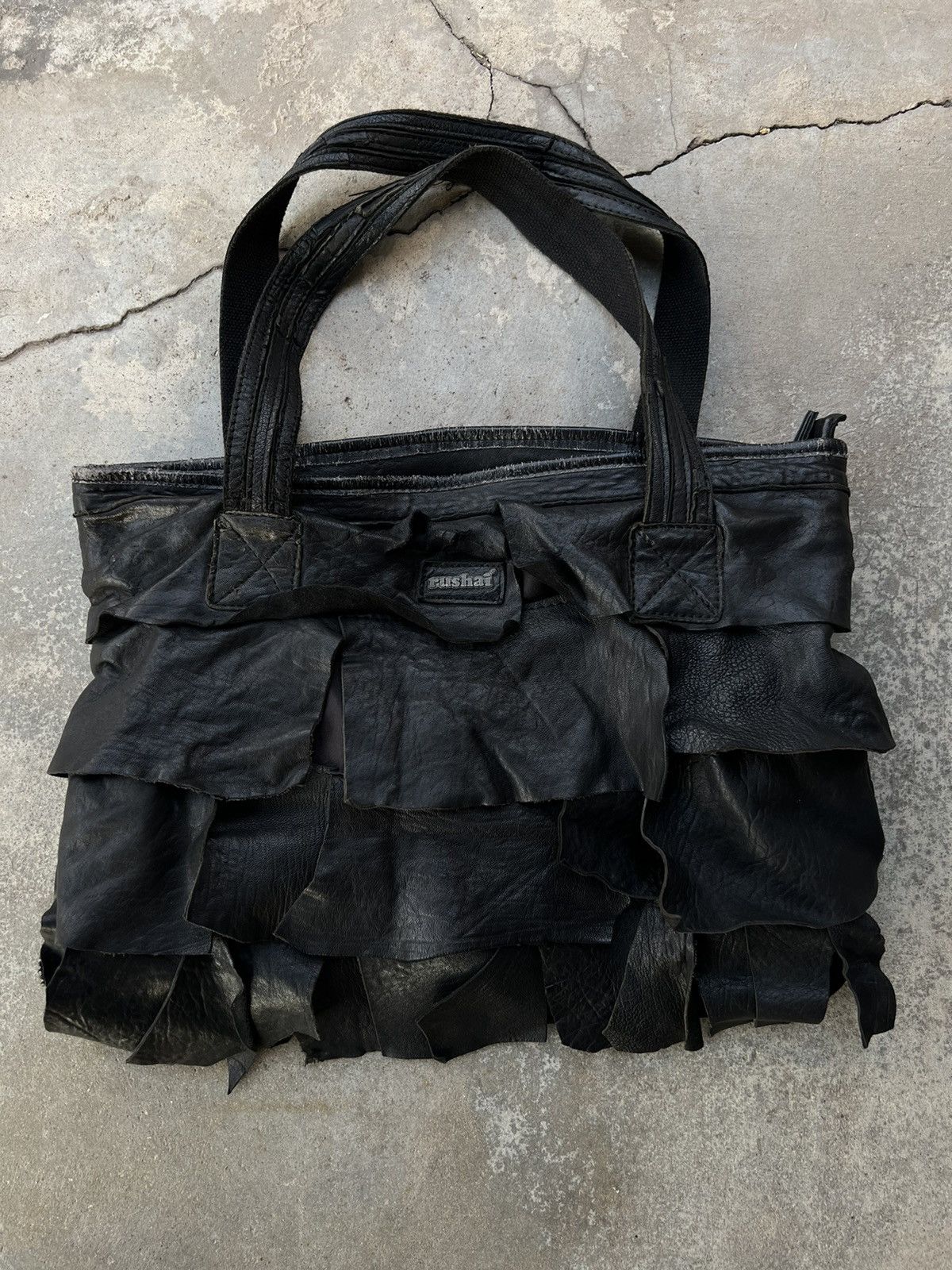 If Six Was Nine x Kmrii Avant Garde Genuine Leather Tote/hand Bag in Brown, Men's
