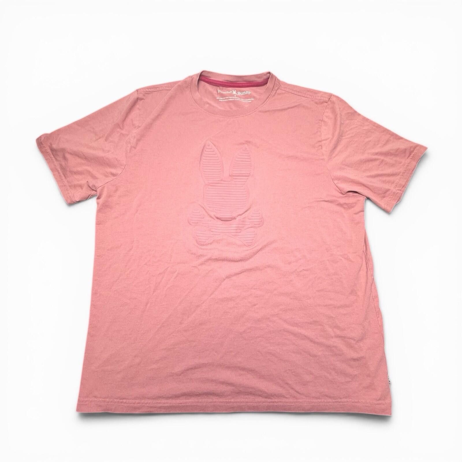 Psycho Bunny Psycho Bunny Men’s Size 8 Pink Pima Cotton Graphic T Shirt Size US M / EU 48-50 / 2 - 1 Thumbnail
