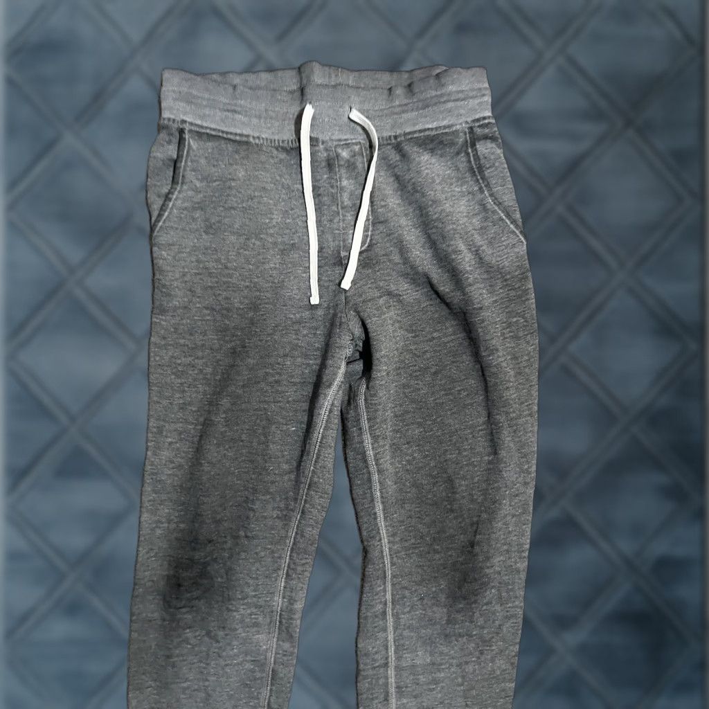 Vintage Sonoma Gray Joggers Men’s Small Drawstring Waist Distressed Comfort Elastic Waist Zip Pockets Regular Tapered Casual Size US 29 - 1 Thumbnail