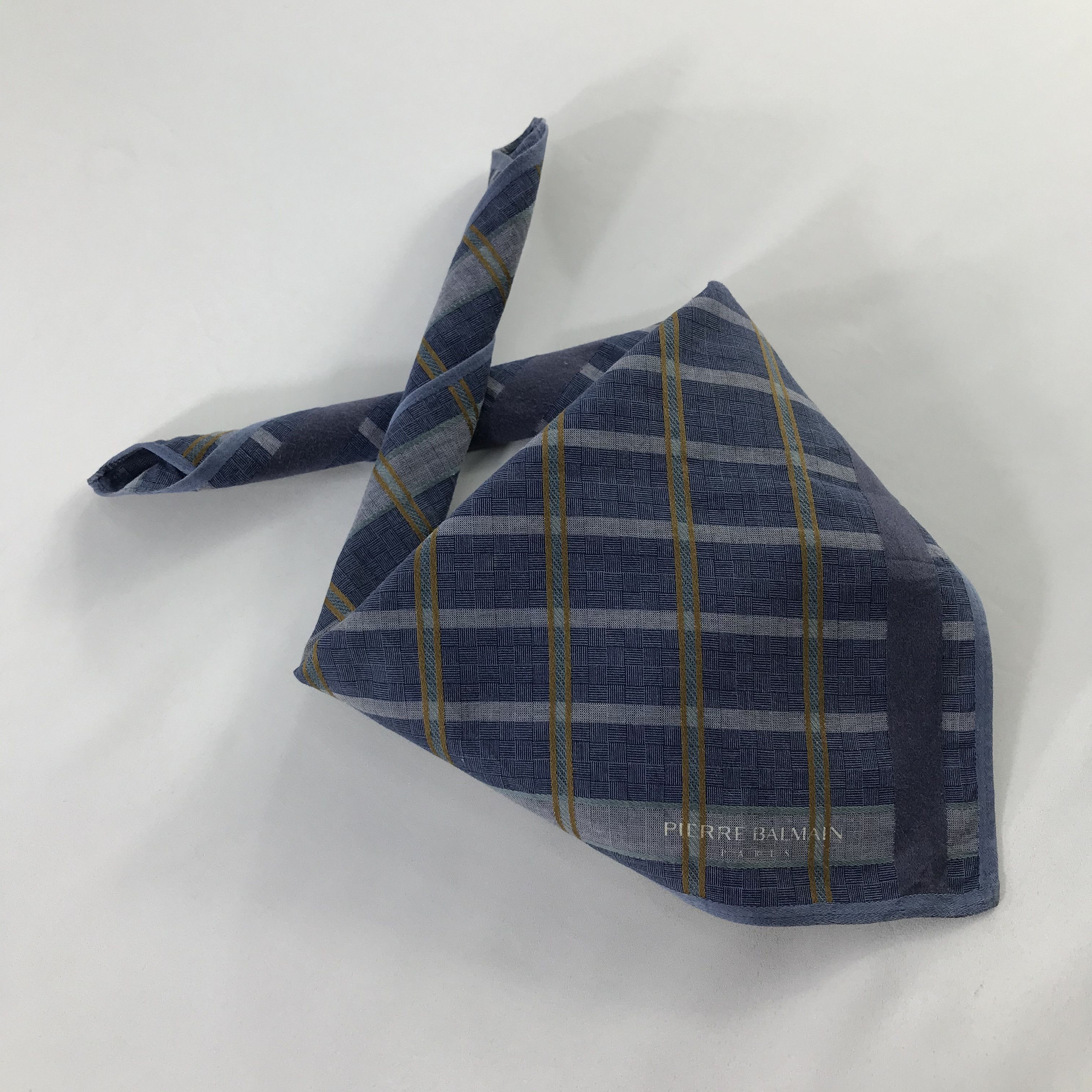 Pierre Balmain × Vintage Pierre Balmain Bandana / Handkerchief / Neckerchief - S617 Size ONE SIZE - 4 Thumbnail