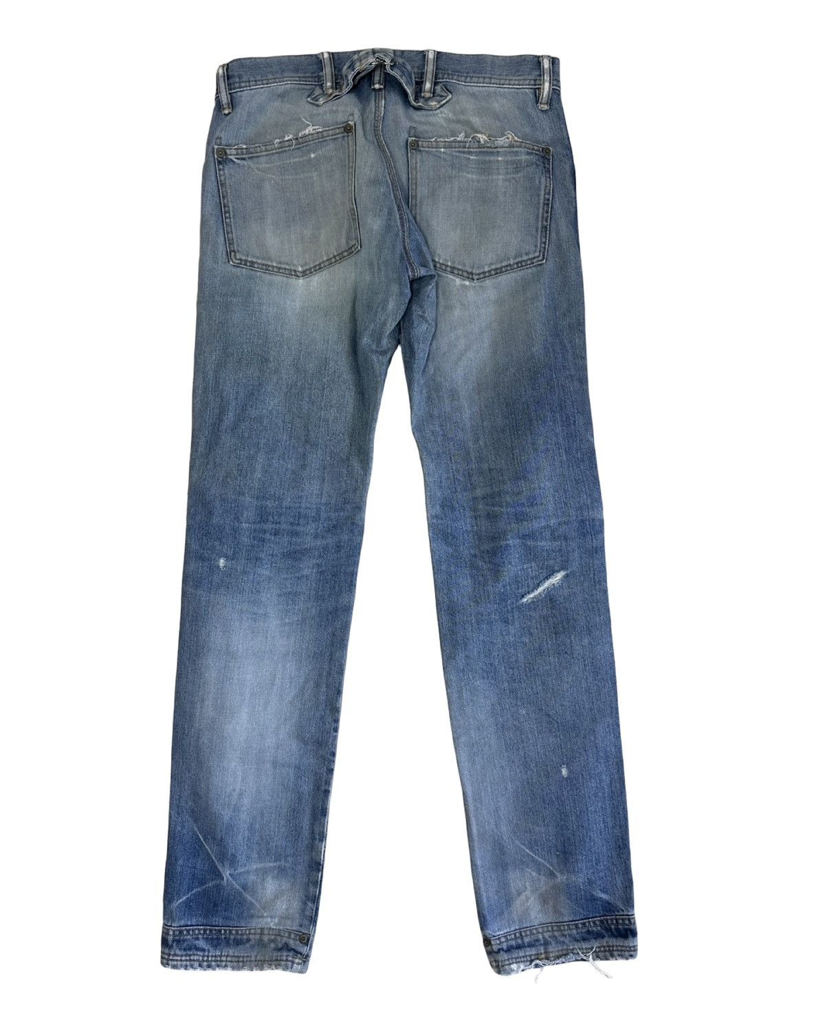 Pledge American Wash Double Knee Distressed Denim Jeans Size US 30 / EU 46 - 2 Thumbnail