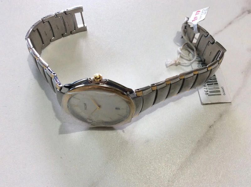 Pulsar Pulsar men's two tone stainless steel bracelet watch Size ONE SIZE - 2 Thumbnail