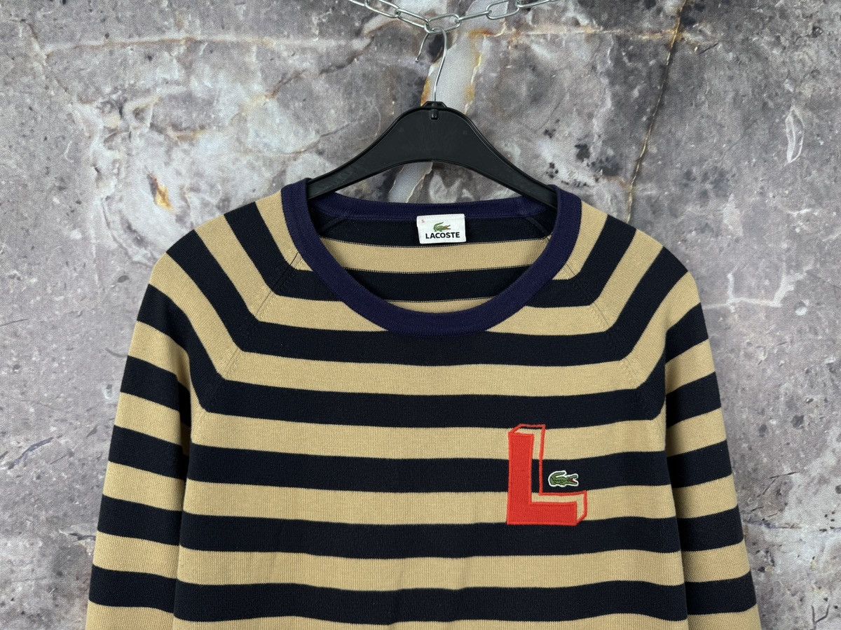 Burberry Men’s Lacoste Sweatshirt Stripes Pullover Size 5 ( Large ) Size US L / EU 52-54 / 3 - 2 Thumbnail
