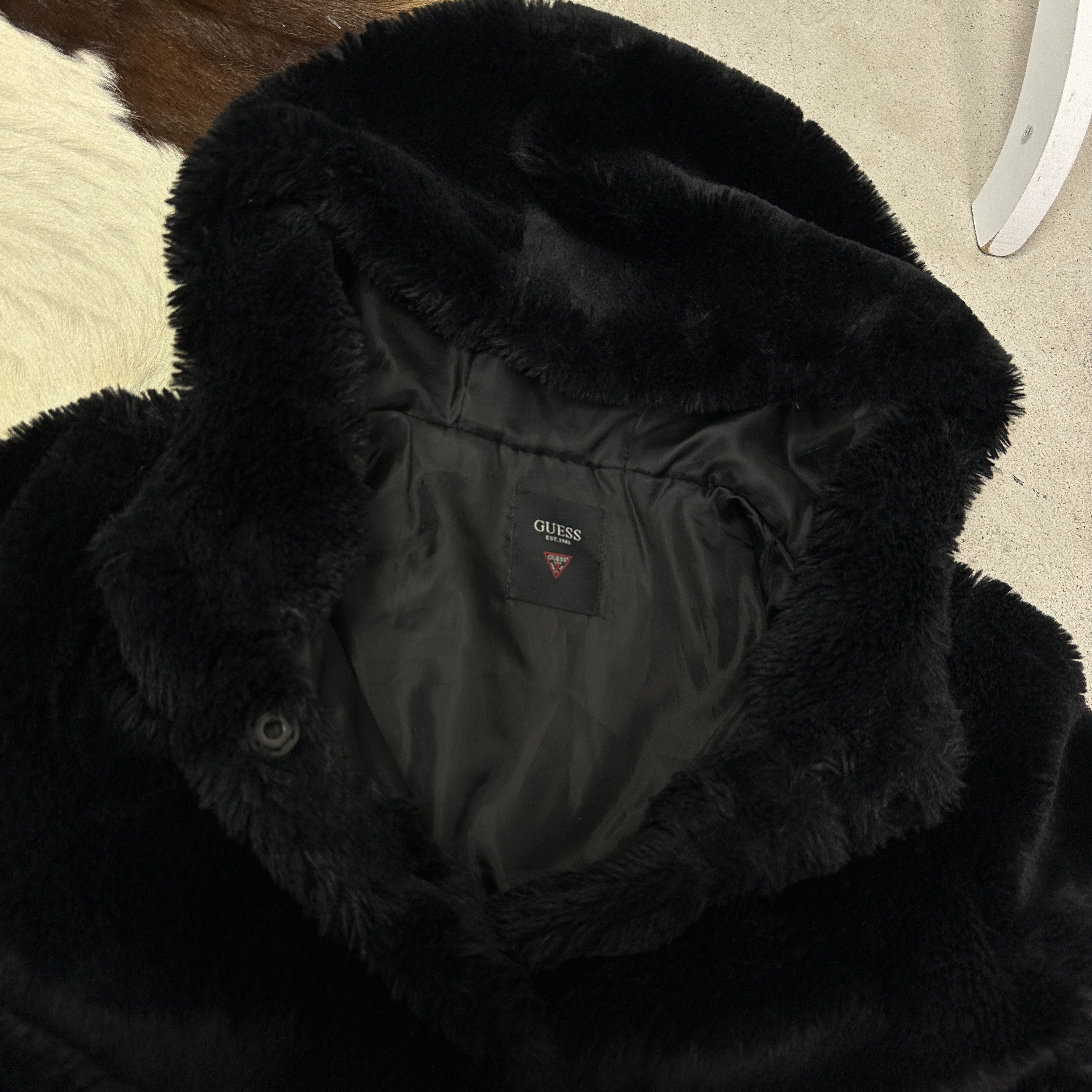 Guess Vintage Avant Garde Oversized Cropped Guess Faux Fur Y2K Size M / US 6-8 / IT 42-44 - 4 Thumbnail