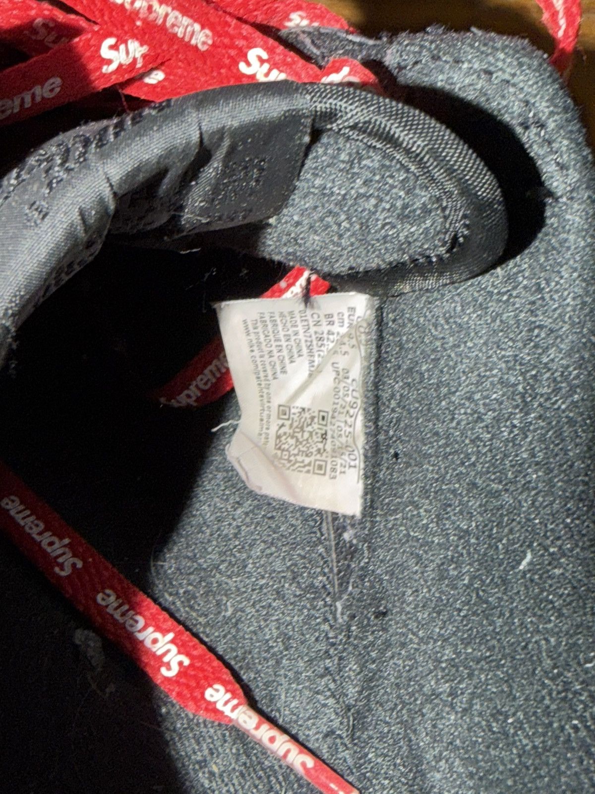 Nike × Supreme B&W Supreme Af1 Size US 10.5 / EU 43-44 - 6 Thumbnail