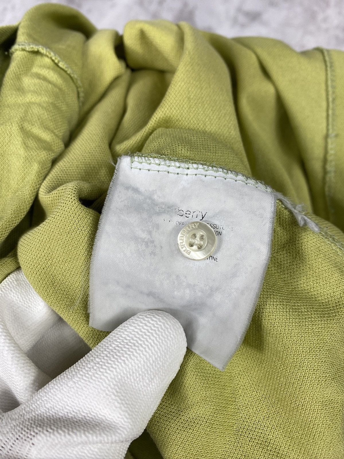 Burberry × Vintage Burberry green Polo embroidered logo luxury premium oldmoney Size US S / EU 44-46 / 1 - 6 Thumbnail